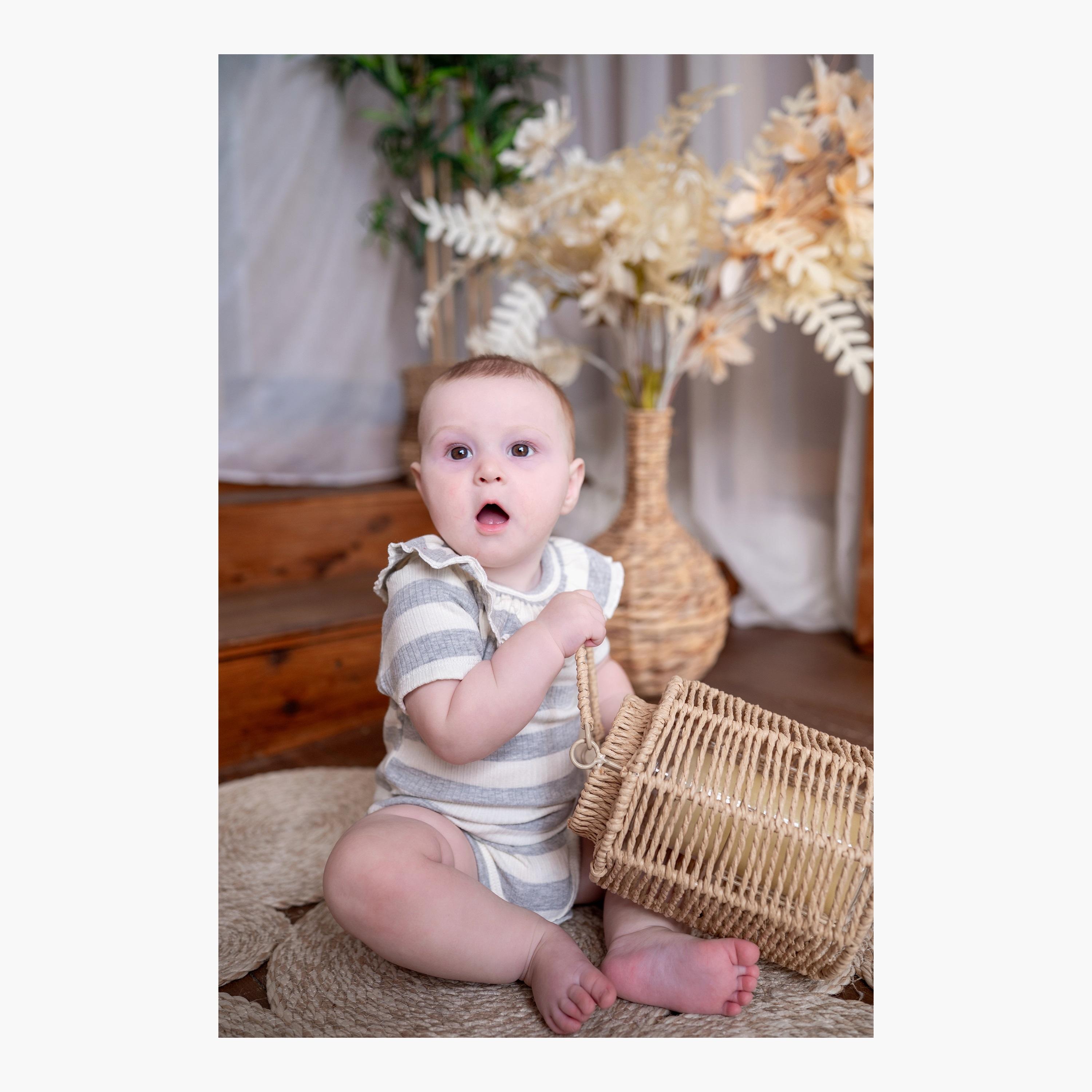 بودي سوت بأكمام قصيرة وطبعة "سترايب" مخططة من بامبيميتشي-baby-girls-clothing-bodysuits-image-12