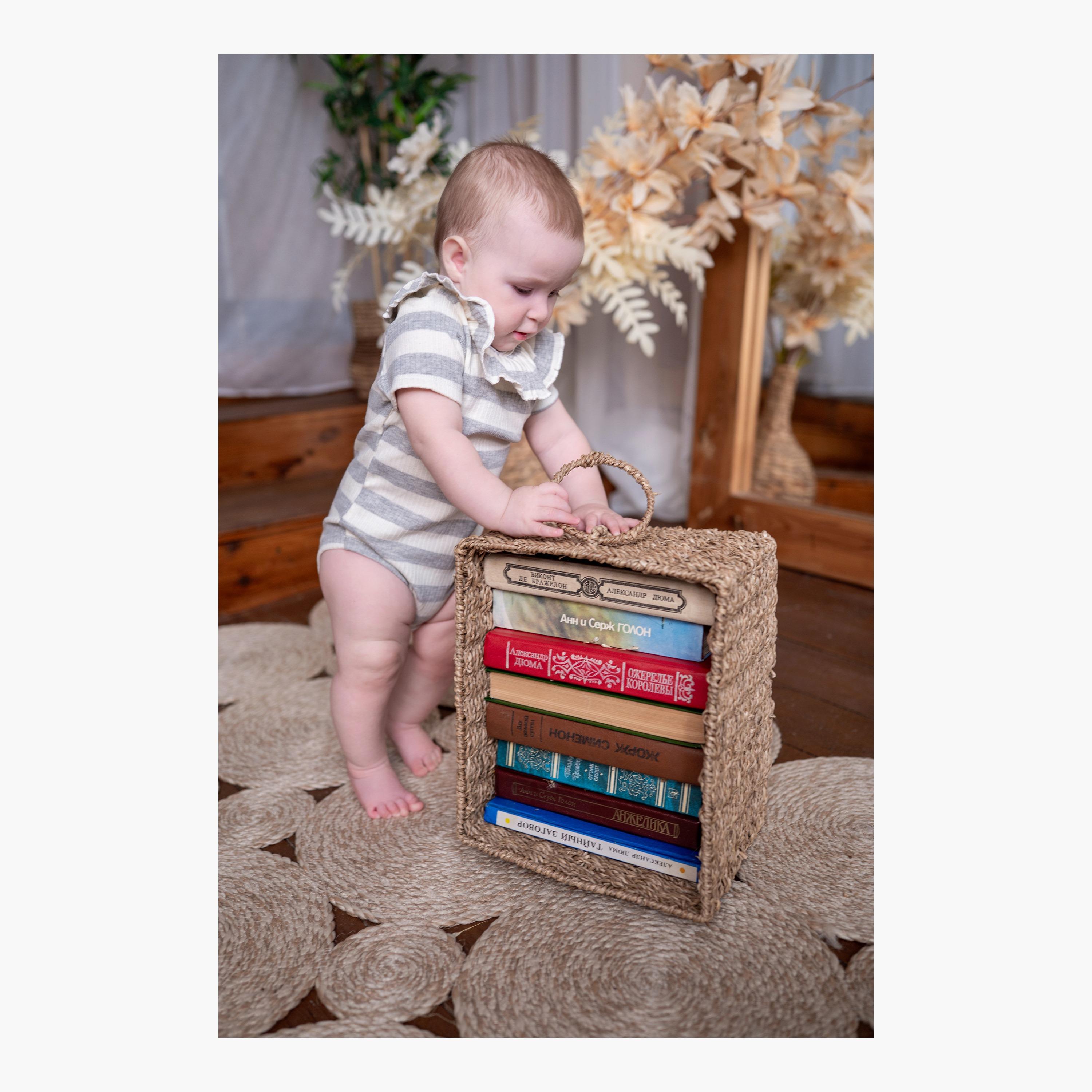 بودي سوت بأكمام قصيرة وطبعة "سترايب" مخططة من بامبيميتشي-baby-girls-clothing-bodysuits-image-13
