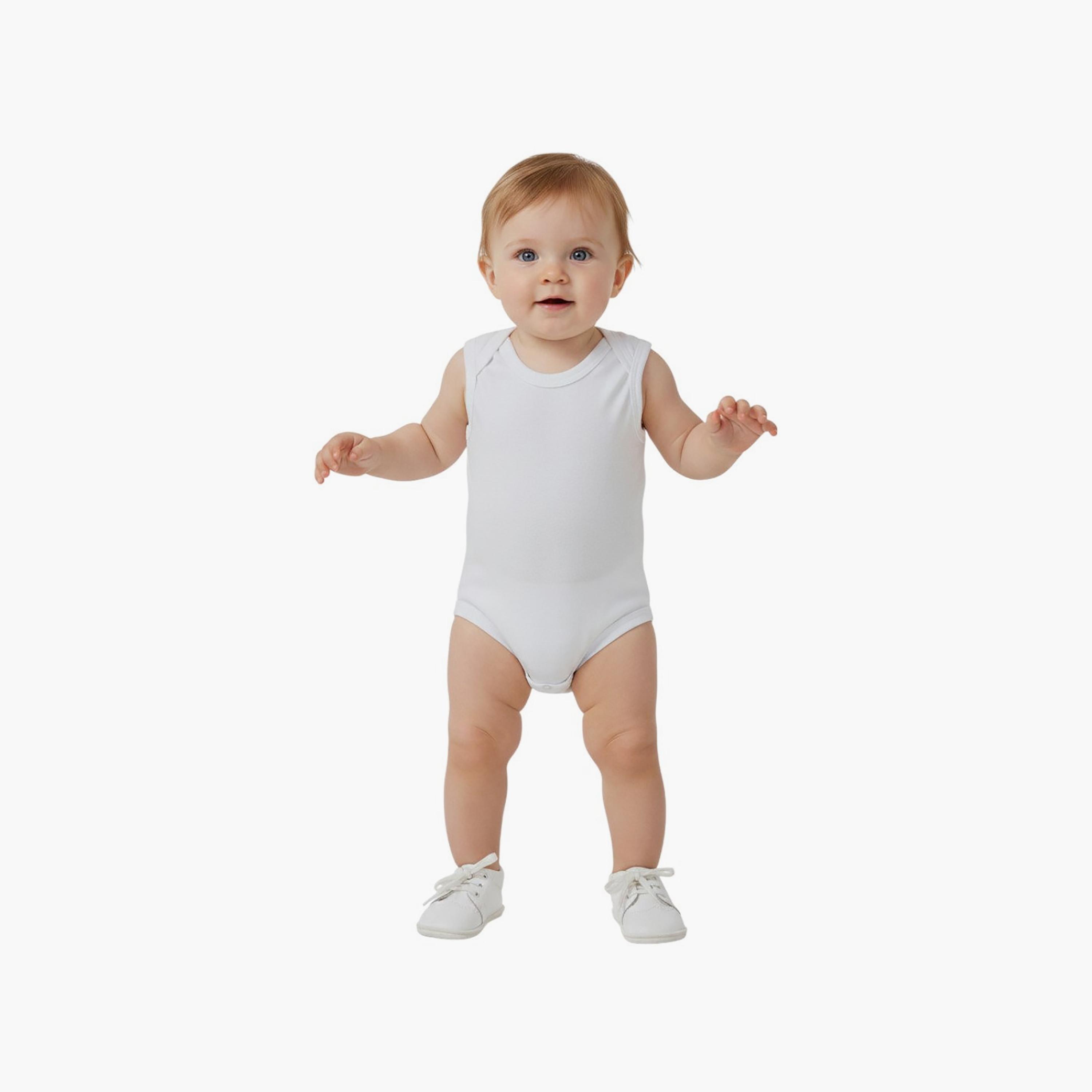 طقم بودي سويت بدون أكمام، 3 قطع من بامبيميتشي-baby-boys-clothing-bodysuits-image-1