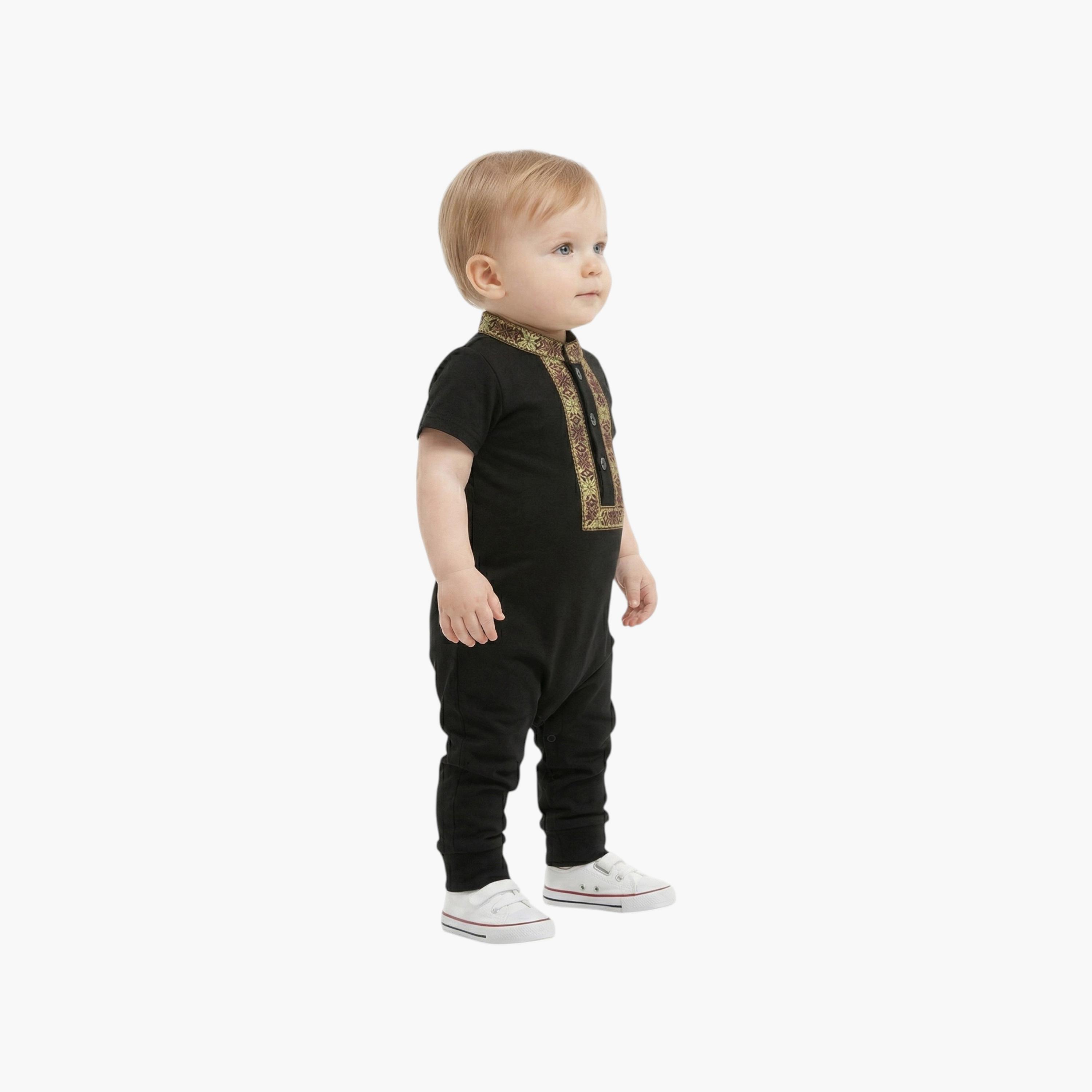سالوبيت تقليدي بأكمام قصيرة من بامبيميتشي-baby-boys-clothing-rompers-image-2
