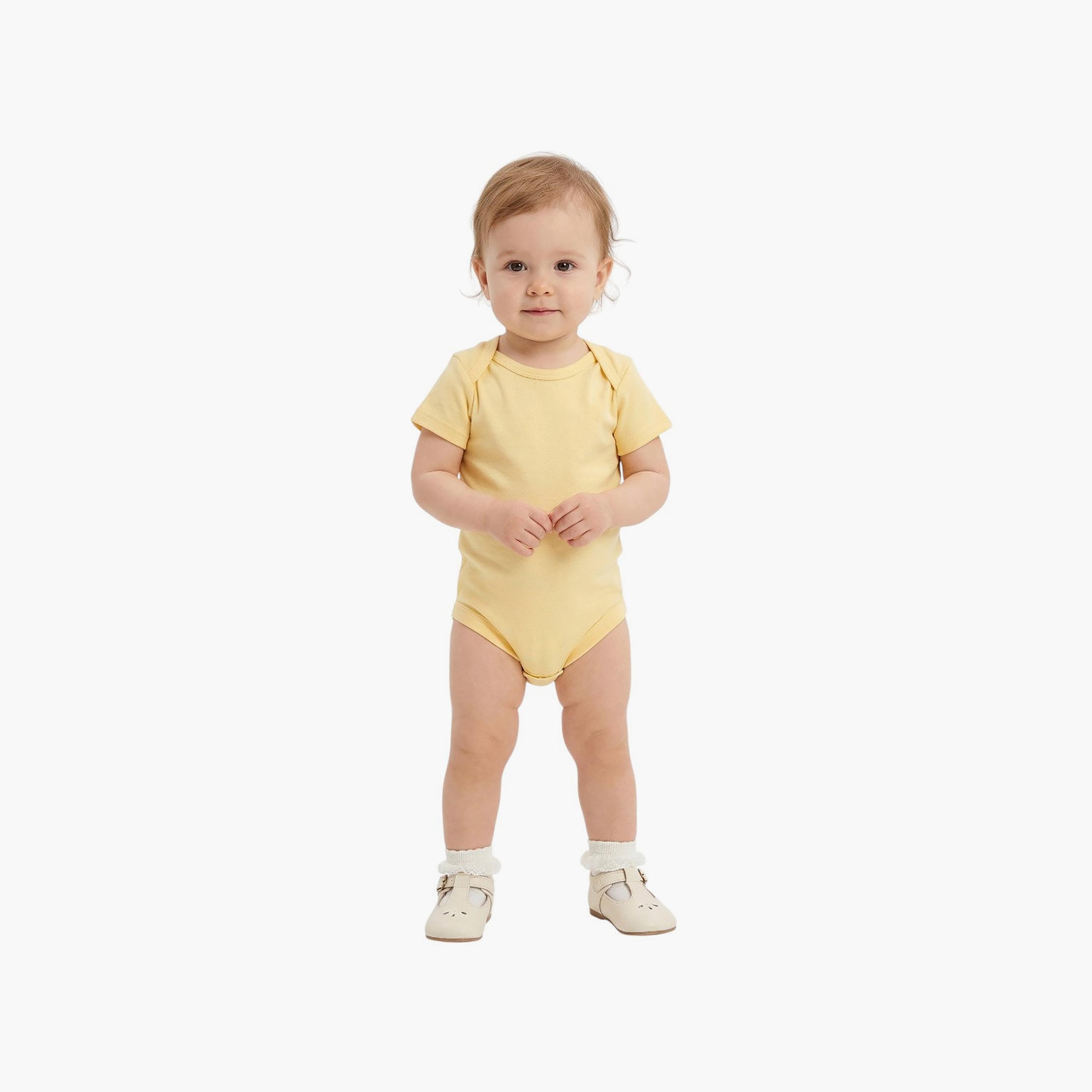 طقم بودي سويت بأكمام قصيرة، 5 قطع من بامبيميتشي-baby-boys-clothing-bodysuits-image-1