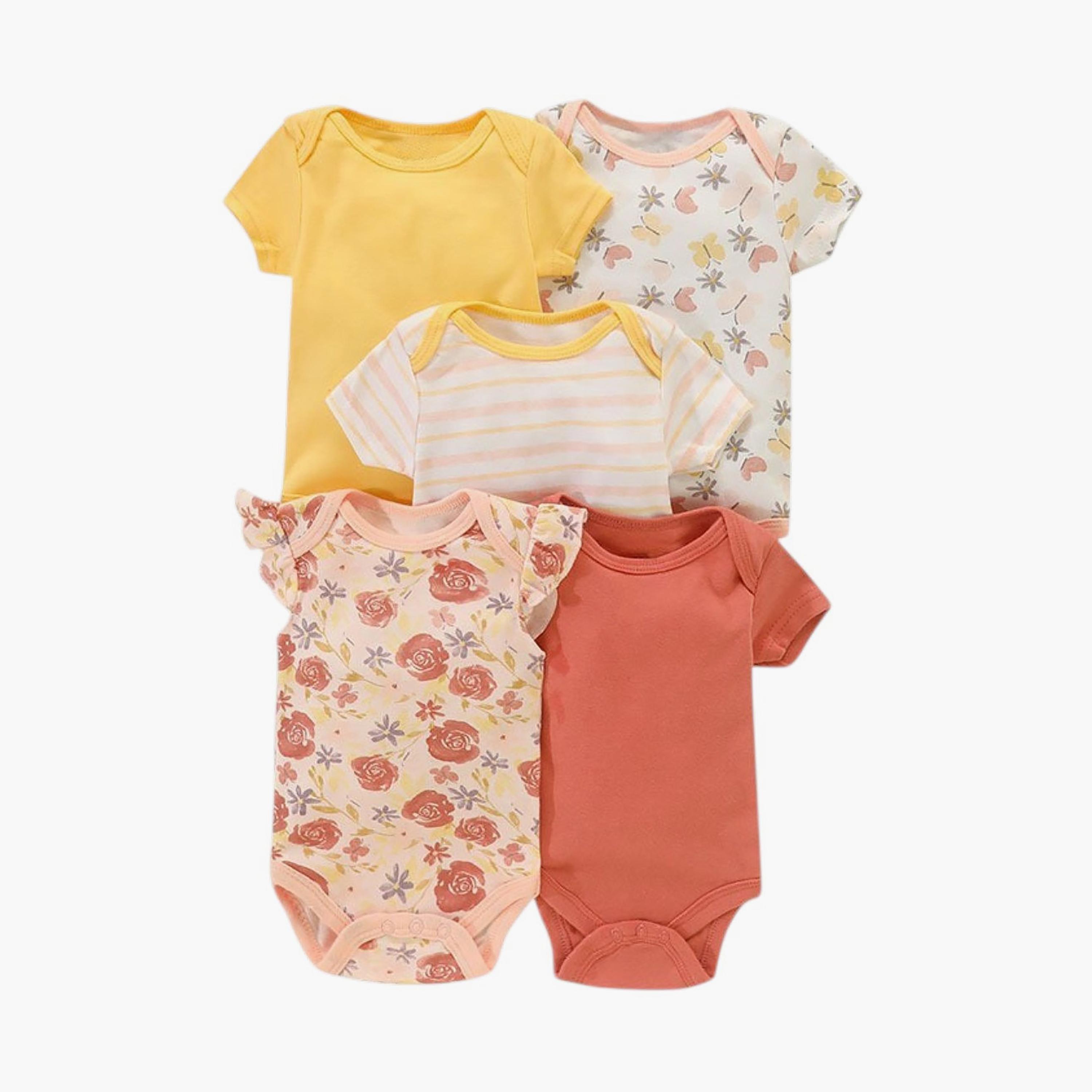 طقم بودي سويت بأكمام قصيرة، 5 قطع من بامبيميتشي-baby-boys-clothing-bodysuits-image-10