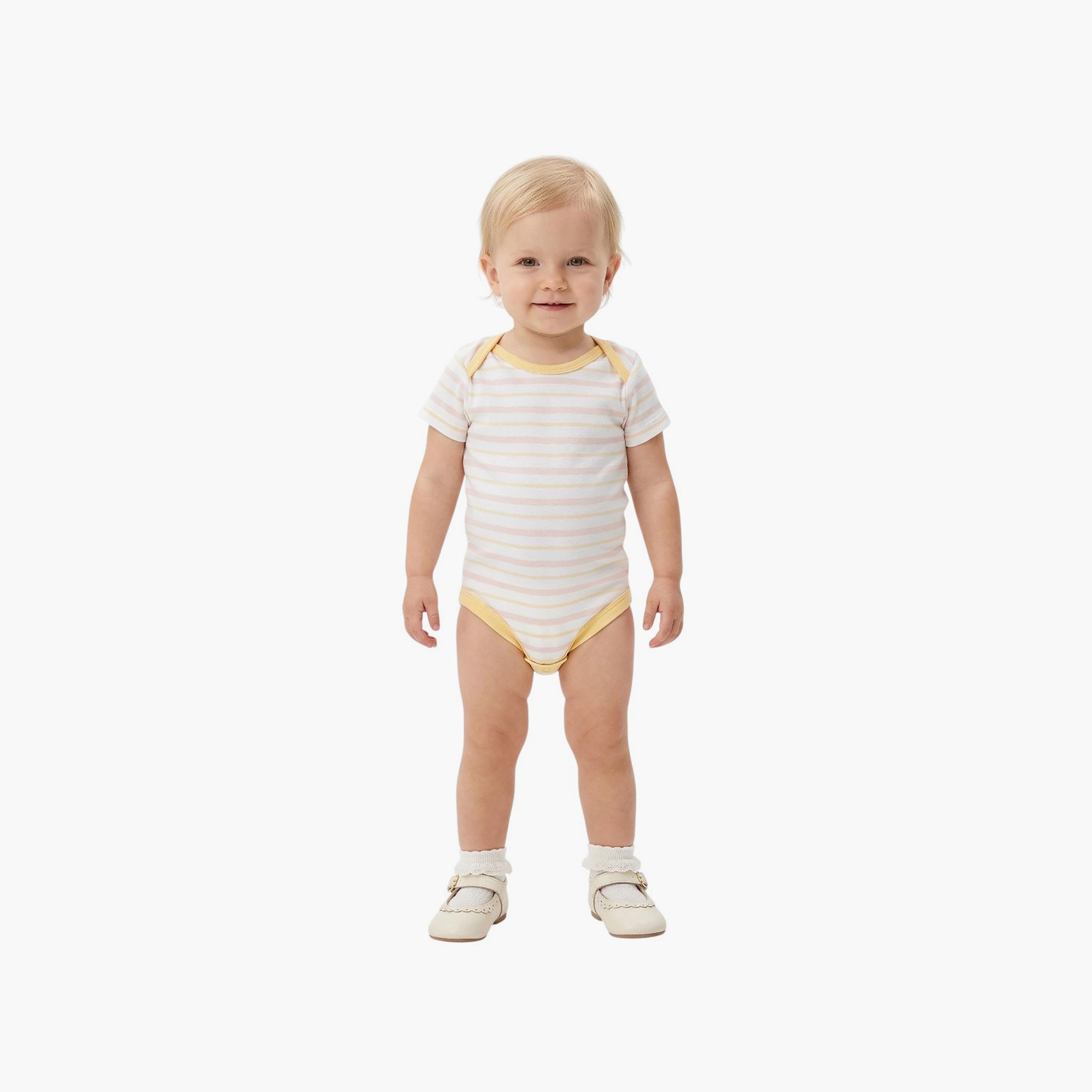 طقم بودي سويت بأكمام قصيرة، 5 قطع من بامبيميتشي-baby-boys-clothing-bodysuits-image-6