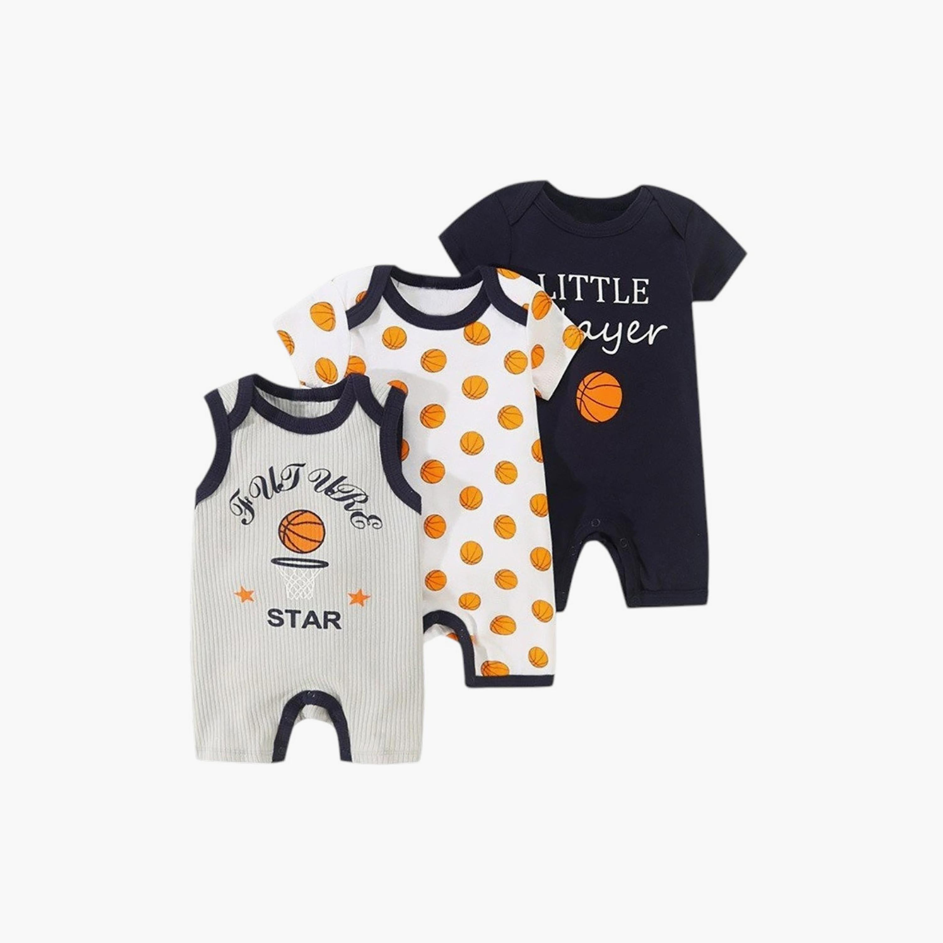 طقم رومبر بدون أكمام، 3 قطع من بامبيميتشي-baby-boys-clothing-rompers-image-4