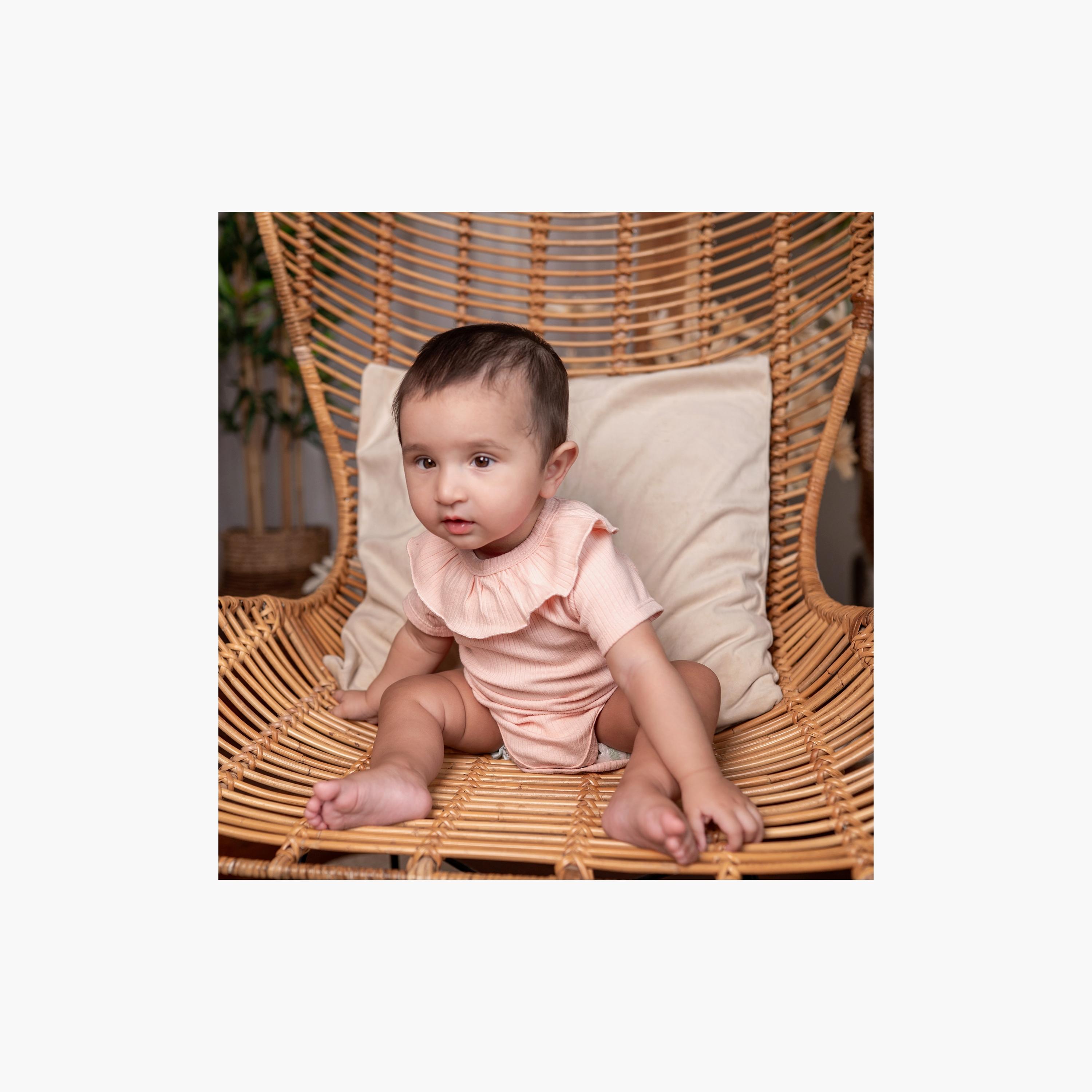 Bambimici Plain Short Sleeve Bodysuit-baby-girls-clothing-bodysuits-image-10