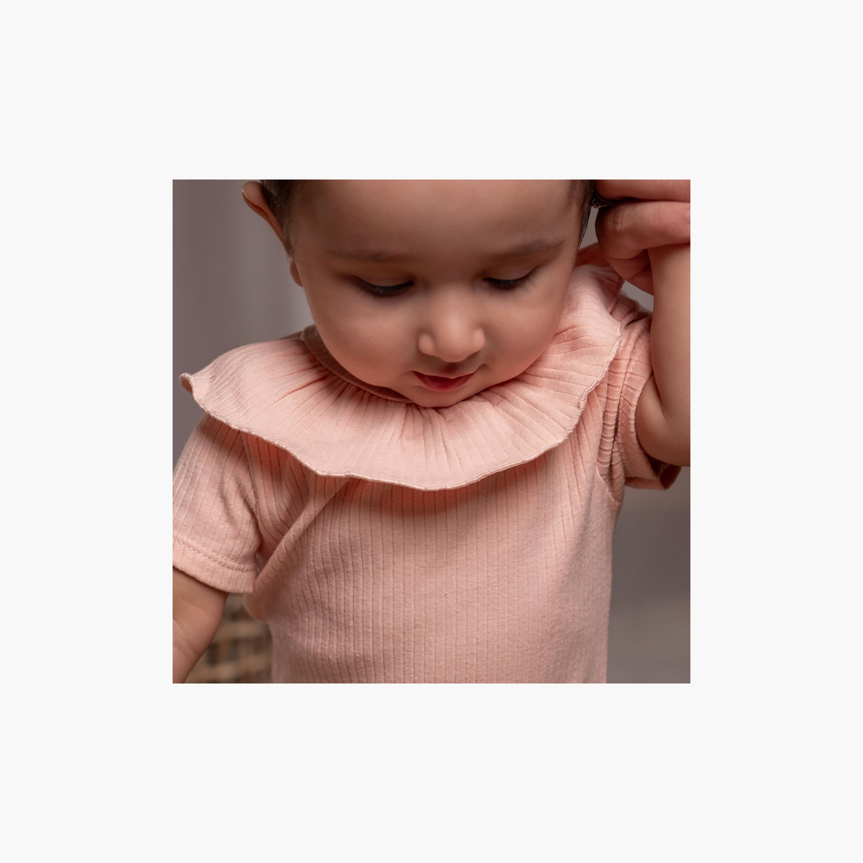 Bambimici Plain Short Sleeve Bodysuit-baby-girls-clothing-bodysuits-image-11