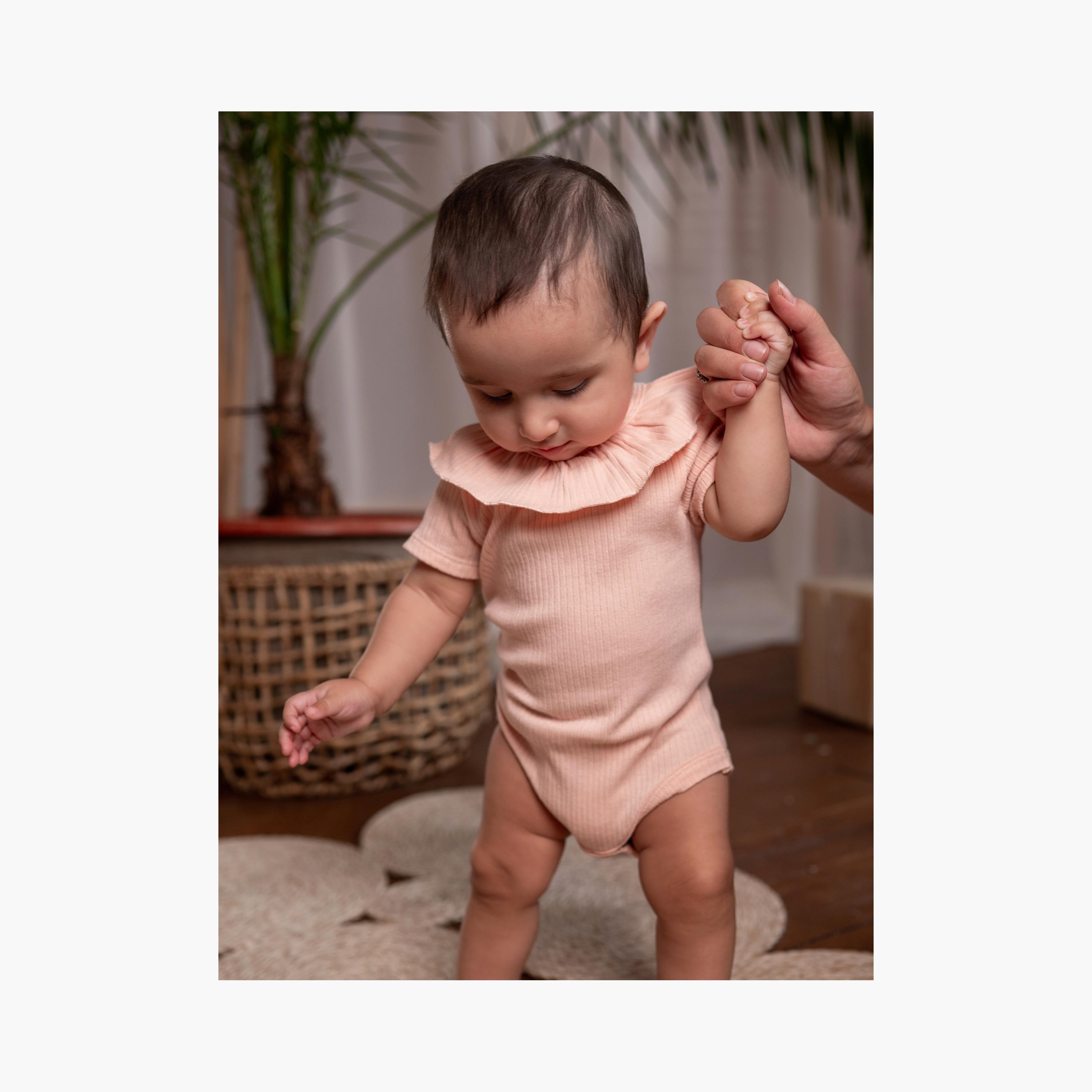 Bambimici Plain Short Sleeve Bodysuit-baby-girls-clothing-bodysuits-image-7