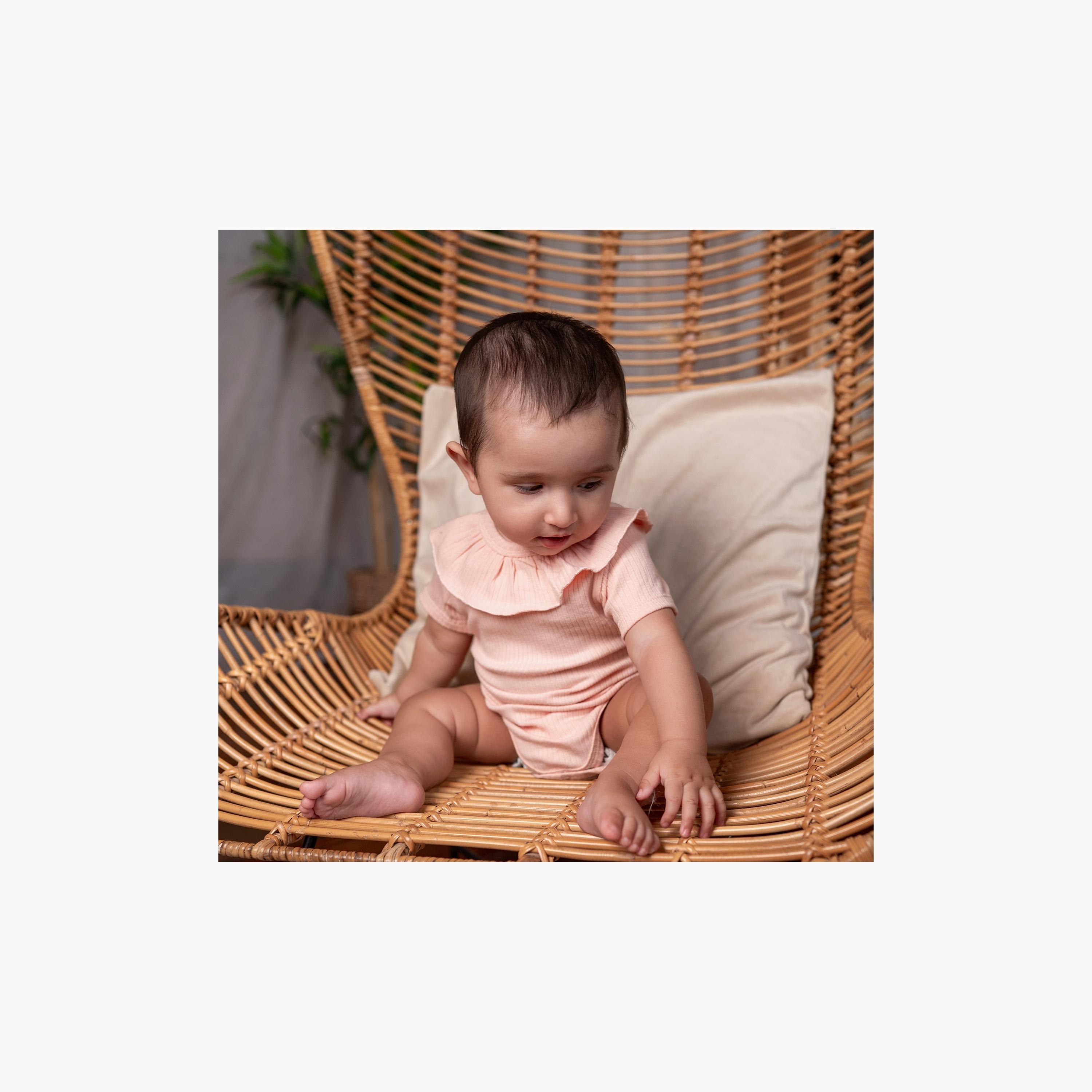 Bambimici Plain Short Sleeve Bodysuit-baby-girls-clothing-bodysuits-image-8