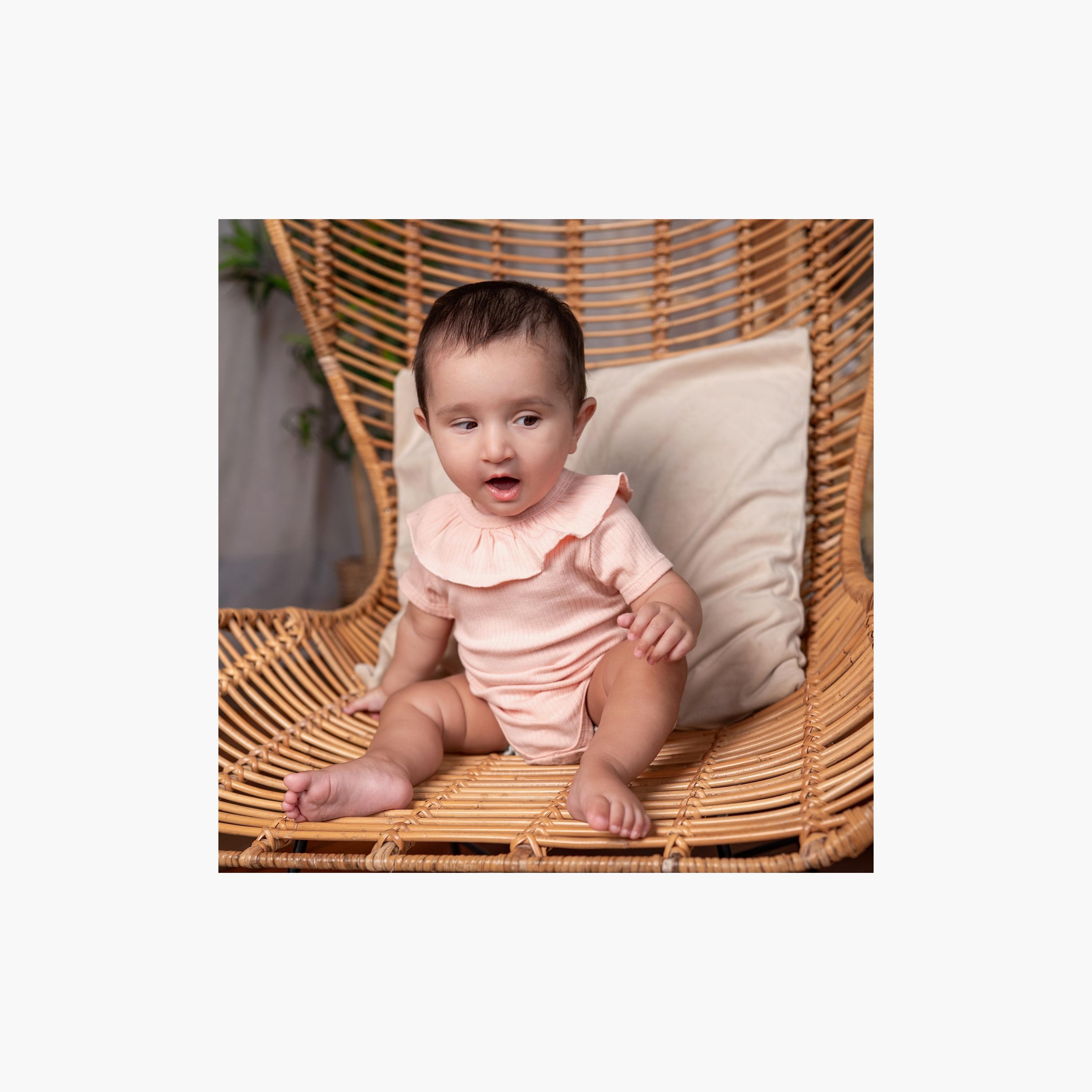 Bambimici Plain Short Sleeve Bodysuit-baby-girls-clothing-bodysuits-image-9