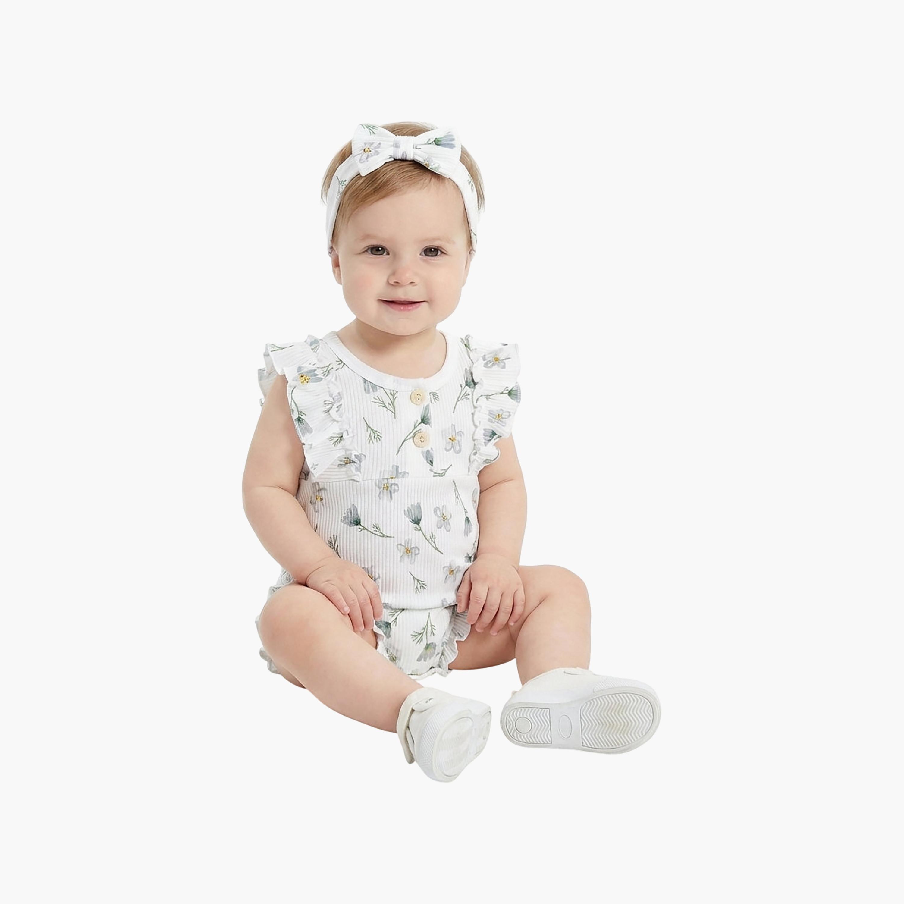 طقم رومبر بدون أكمام مع عصابة رأس من بامبيميتشي-baby-girls-clothing-rompers-image-2