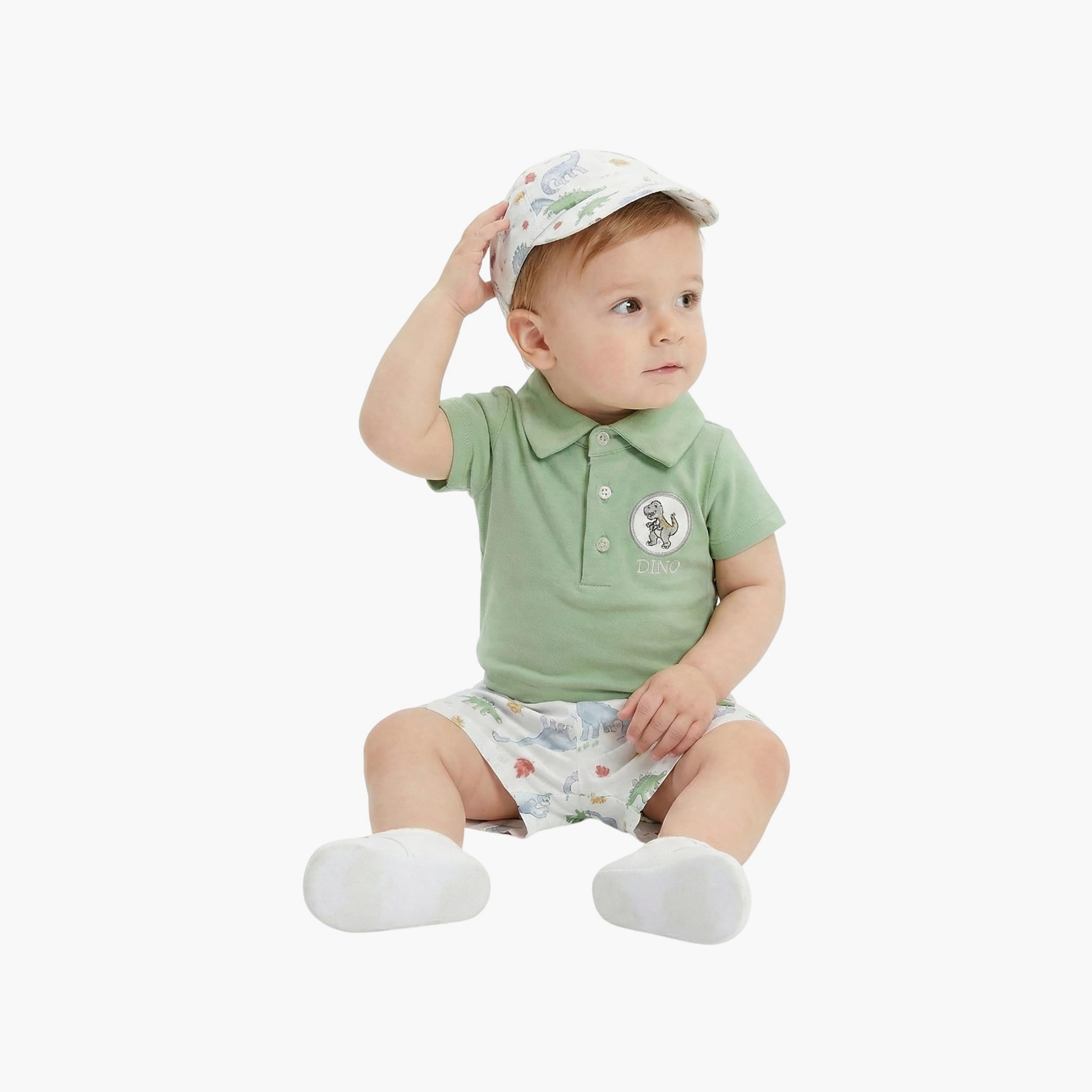 طقم بودي سويت وشورت مع قبعة بأكمام قصيرة من بامبيميتشي-baby-boys-clothing-setsandcoords-image-2