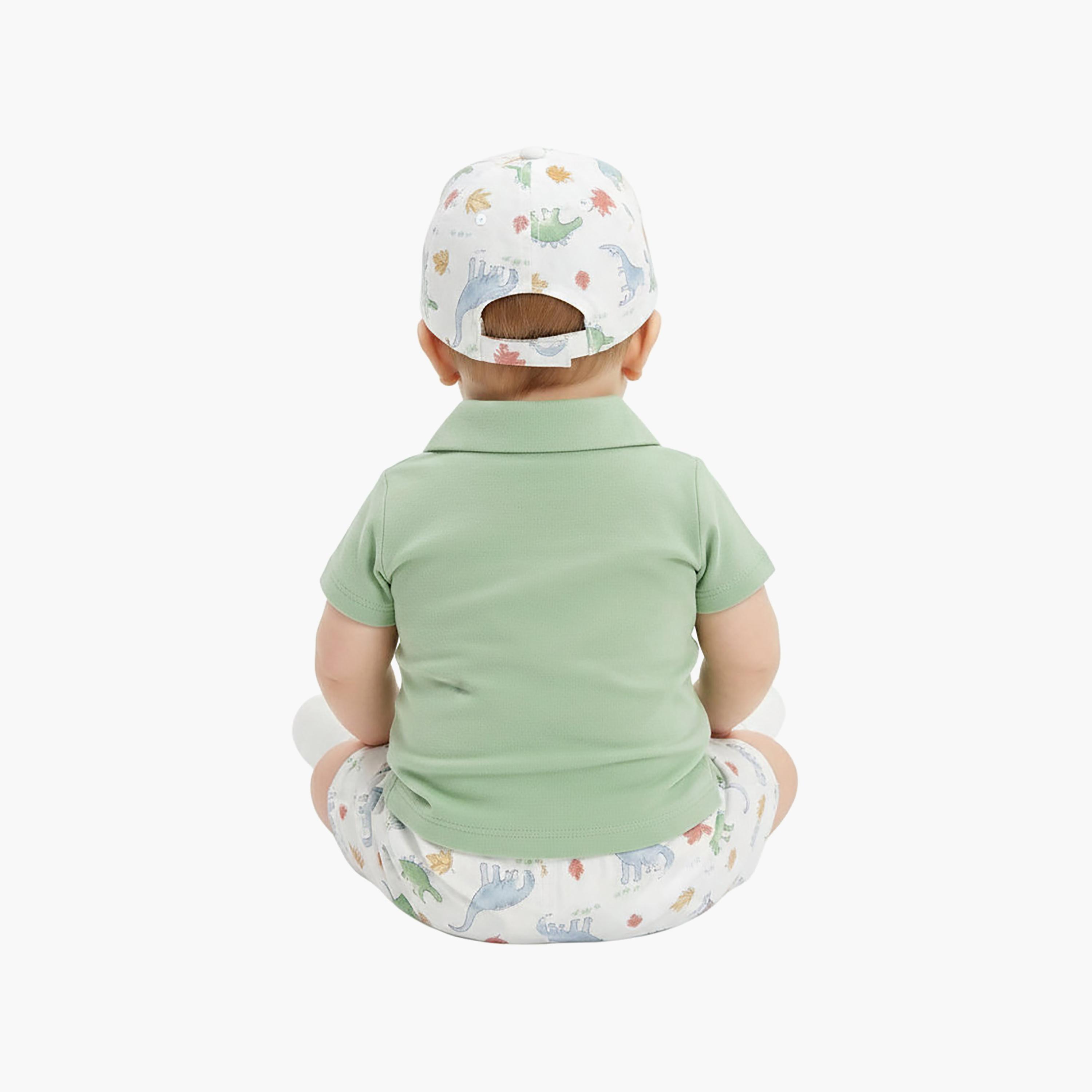 طقم بودي سويت وشورت مع قبعة بأكمام قصيرة من بامبيميتشي-baby-boys-clothing-setsandcoords-image-3