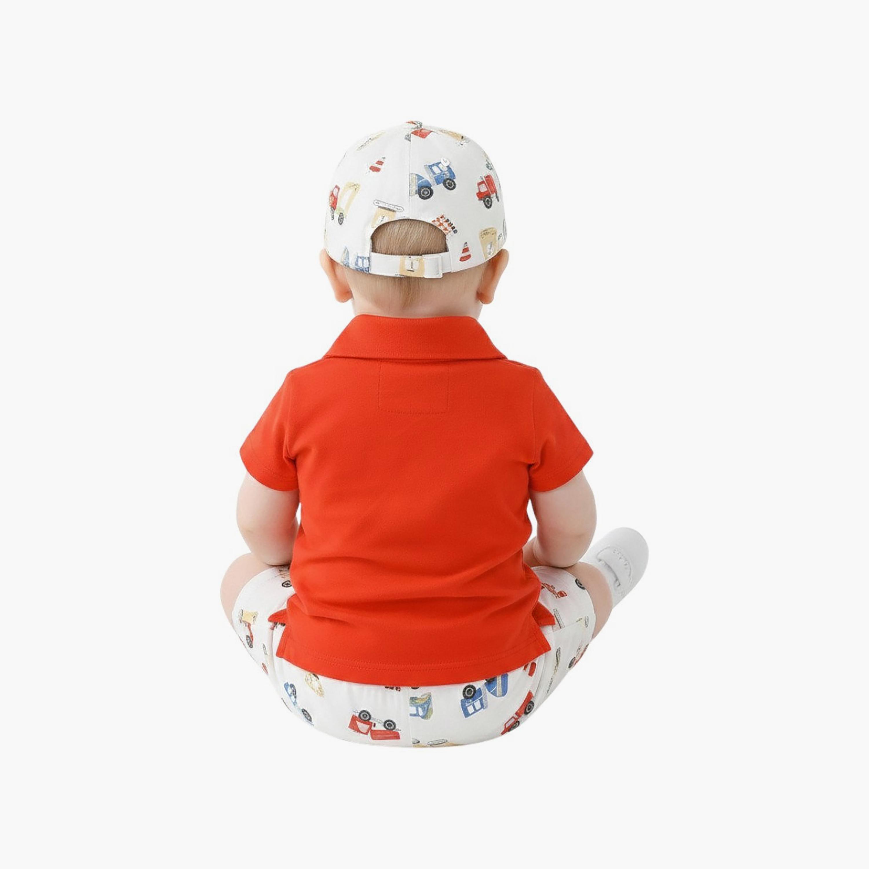 طقم بودي سويت وشورت مع قبعة بأكمام قصيرة من بامبيميتشي-baby-boys-clothing-setsandcoords-image-3