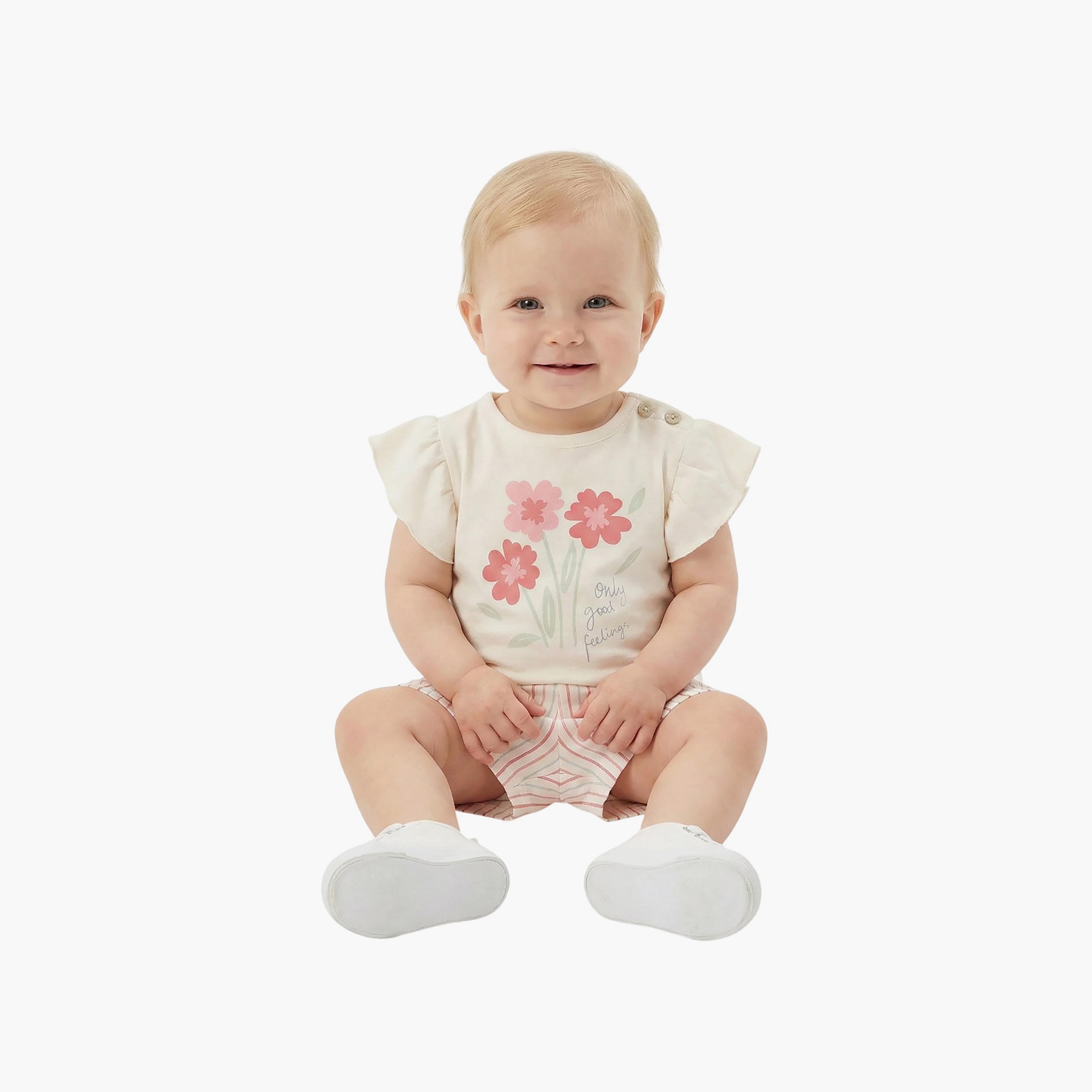 Bambimici Sleeveless T-Shirt & Shorts Set-baby-girls-clothing-setsandcoords-image-1