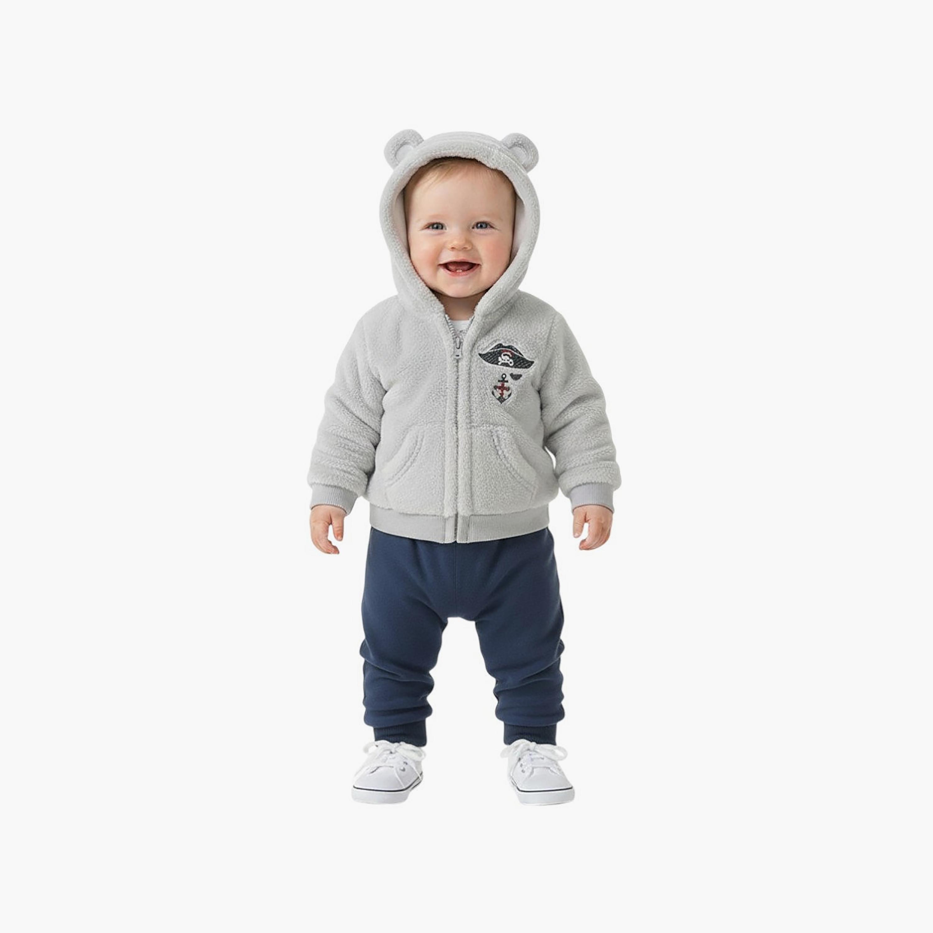 طقم هودي وبنطلون جوجر مع بودي سويت بأكمام طويلة من بامبيميتشي-baby-boys-clothing-setsandcoords-image-5