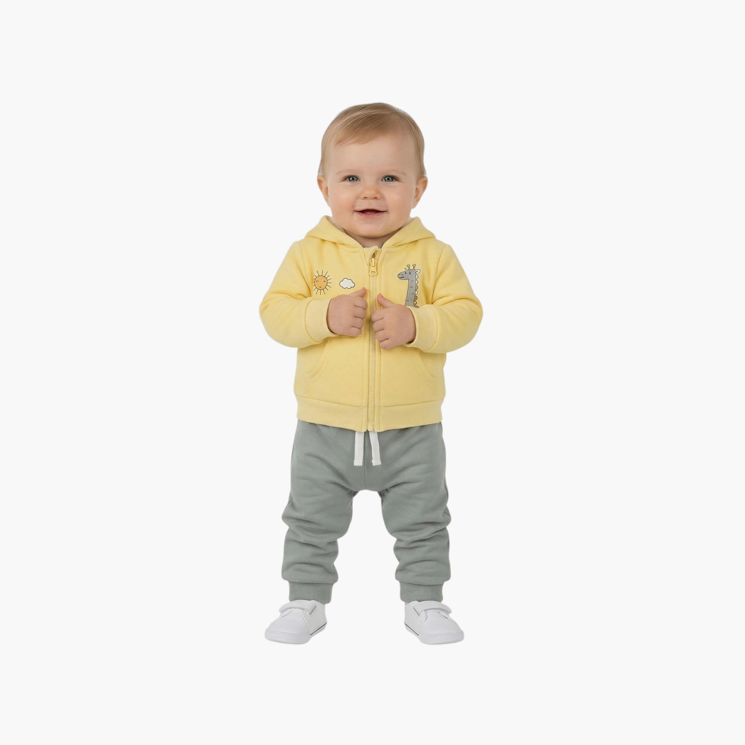 طقم هودي وبنطلون جوجر مع بودي سويت بأكمام طويلة من بامبيميتشي-baby-boys-clothing-setsandcoords-image-1