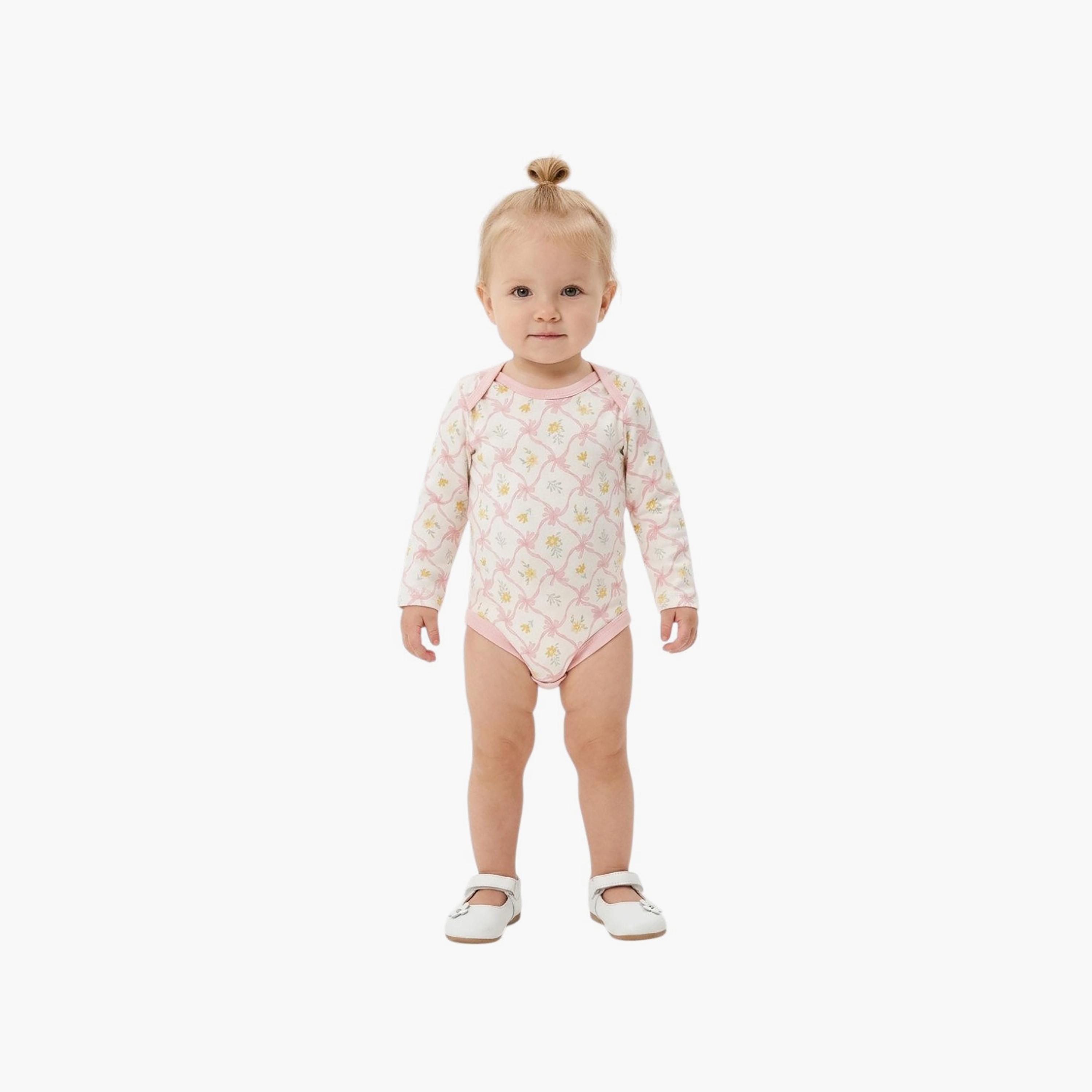 طقم بودي سويت مطبوع بأكمام طويلة، 3 قطع من بامبيميتشي-baby-boys-clothing-bodysuits-image-3