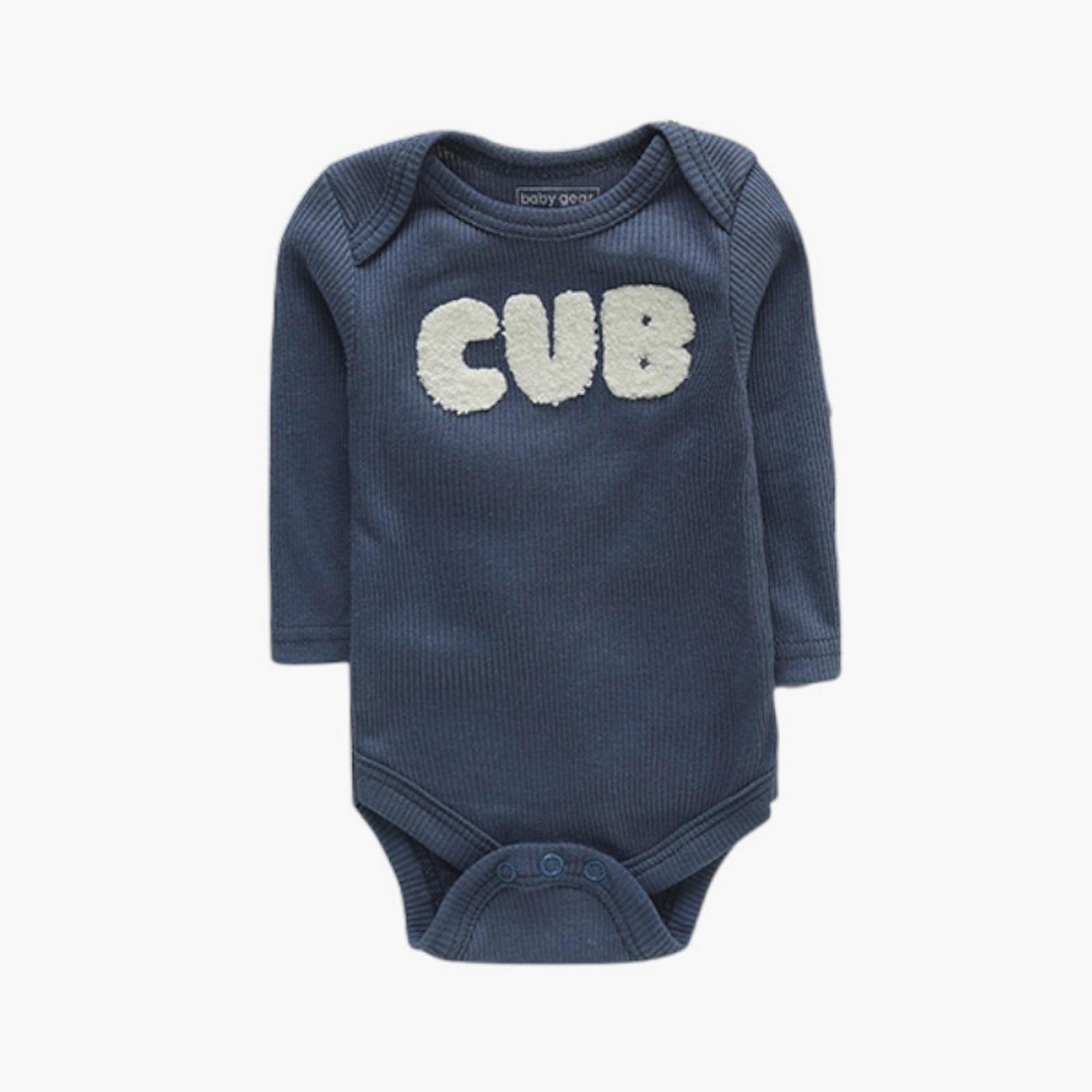 Bambimici 3-Piece Pine Tree Printed Long Sleeves Bodysuits-baby-boys-clothing-bodysuits-image-2