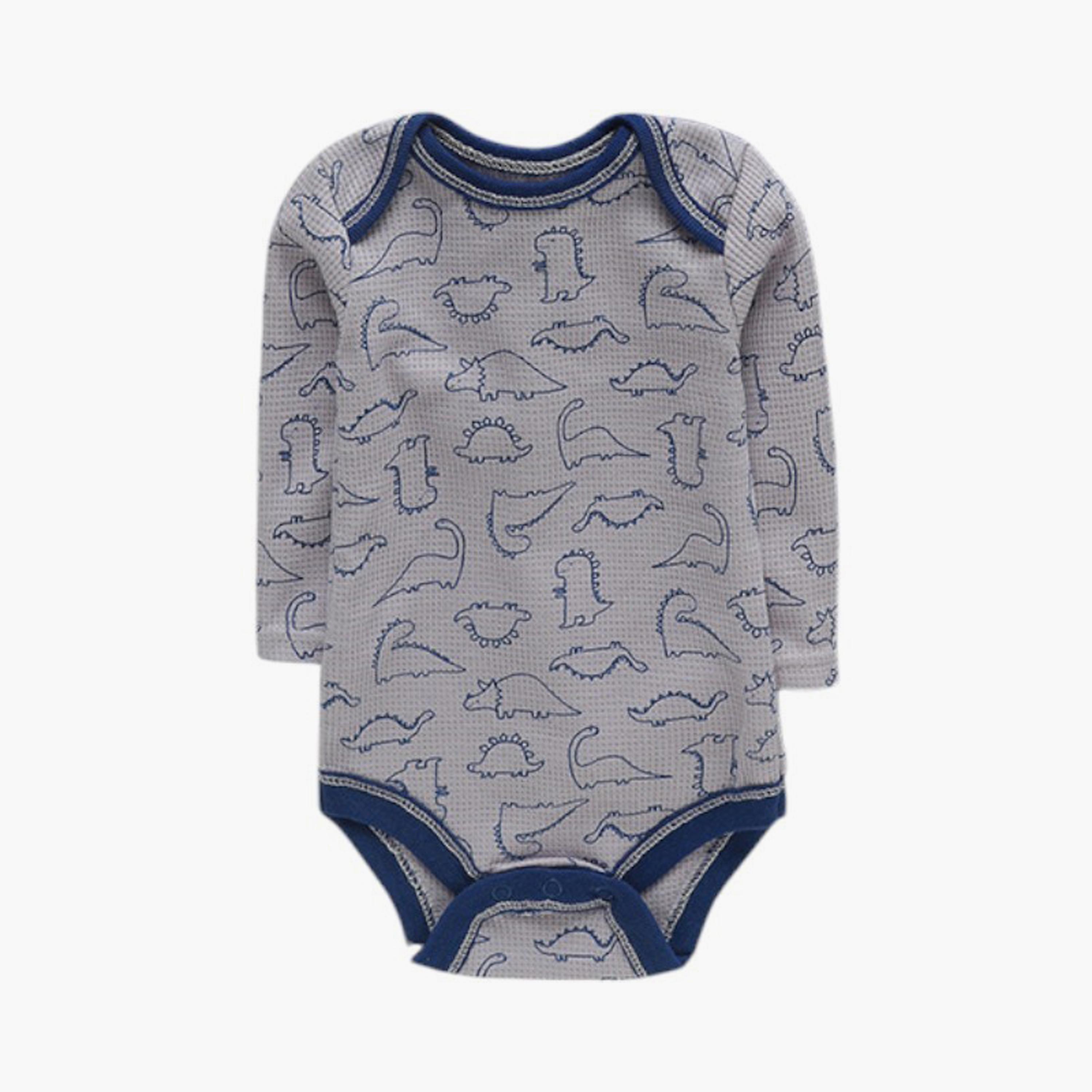 بودي سوت 3 قطع بطبعة ديناصور وأكمام طويلة من بامبيميسي-baby-boys-clothing-multipacks-image-2
