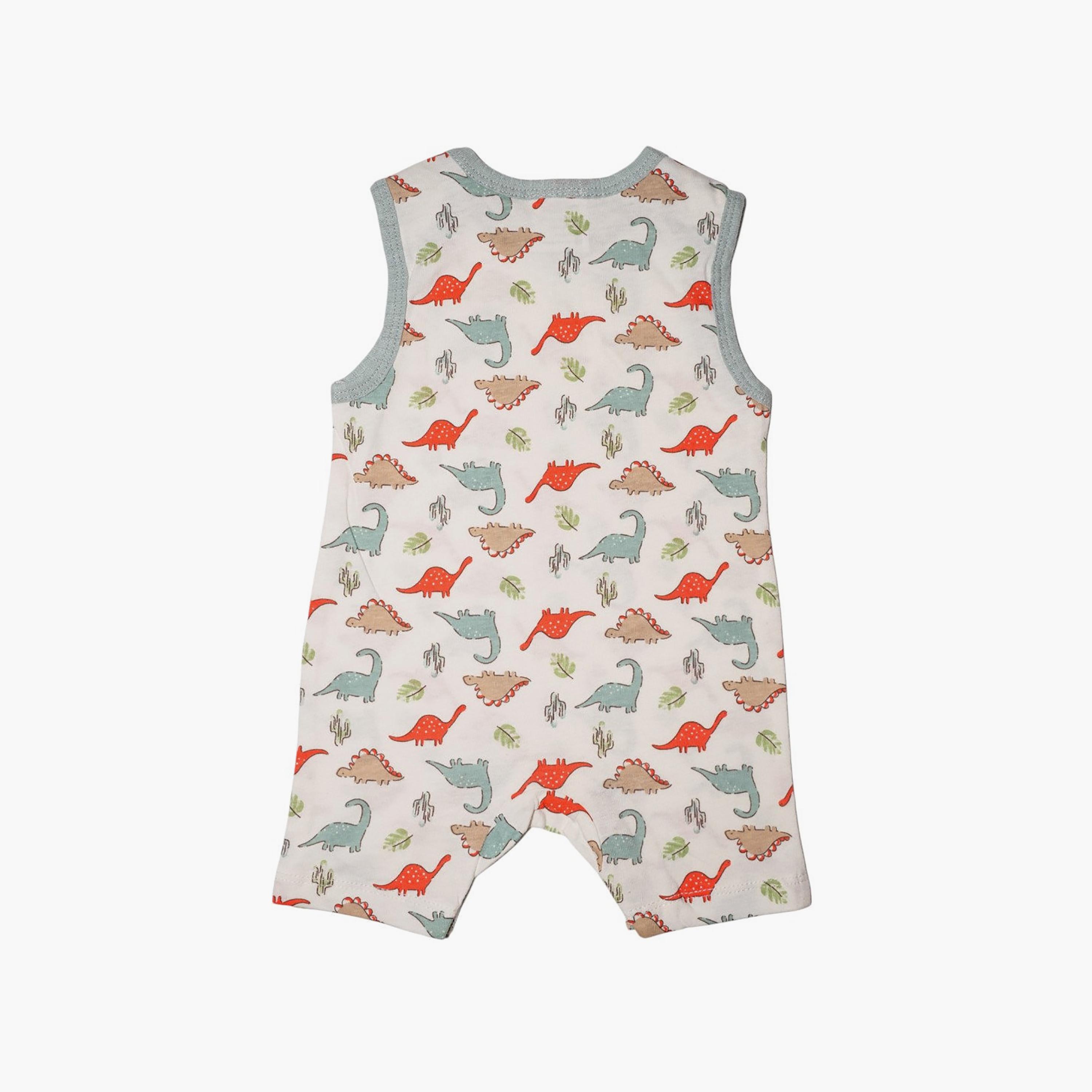 Bambimici 2-Piece Dinosaurs Printed Rompers Set-baby-boys-clothing-rompers-image-4