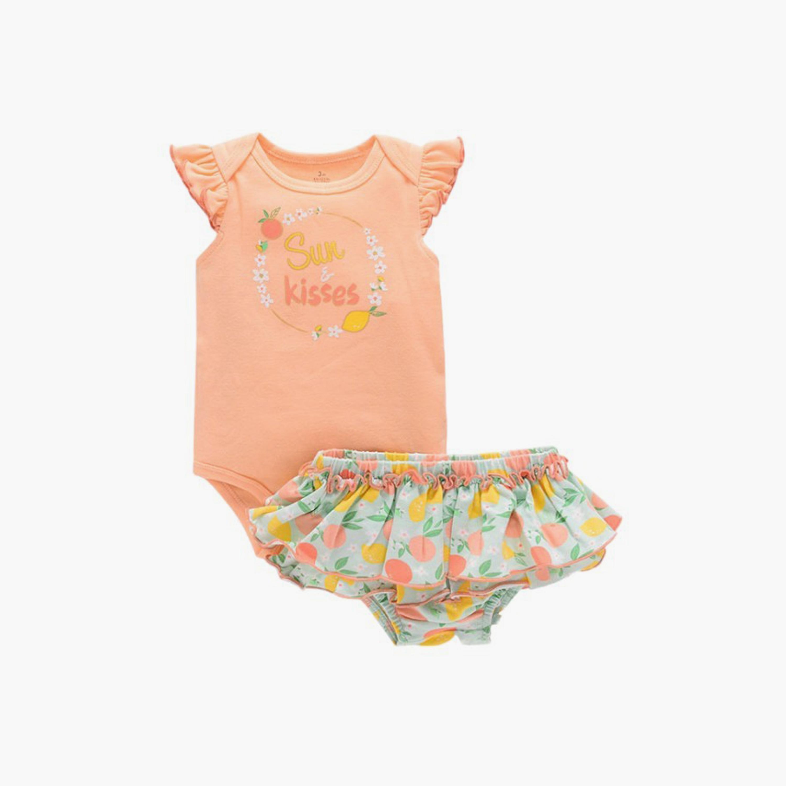 Bambimici 3-Piece Leila Fruit Printed Bodysuit Set-baby-girls-clothing-bodysuits-image-2