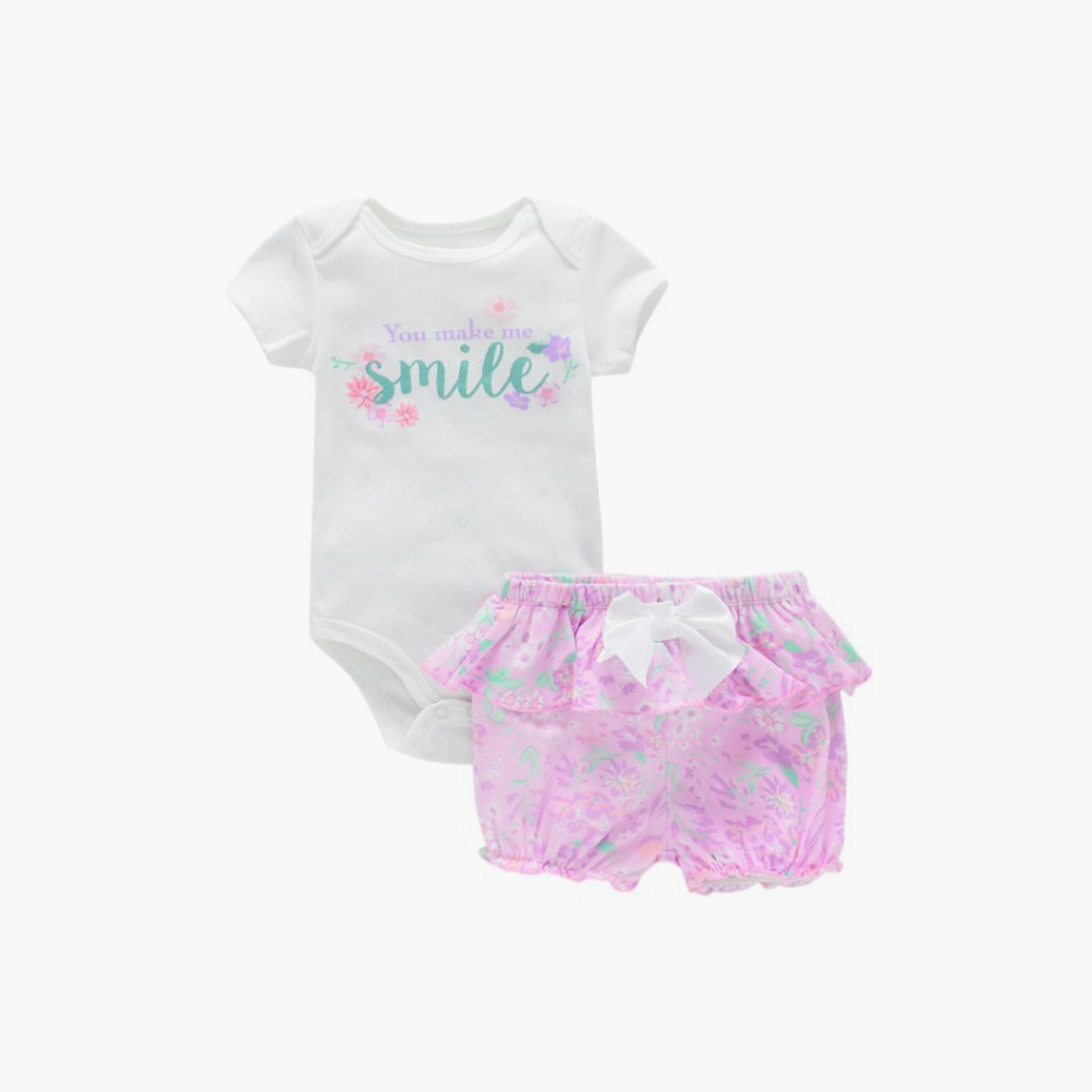 Bambimici 3-Piece Leila Unicorn Printed Bodysuit Set-baby-girls-clothing-bodysuits-image-2