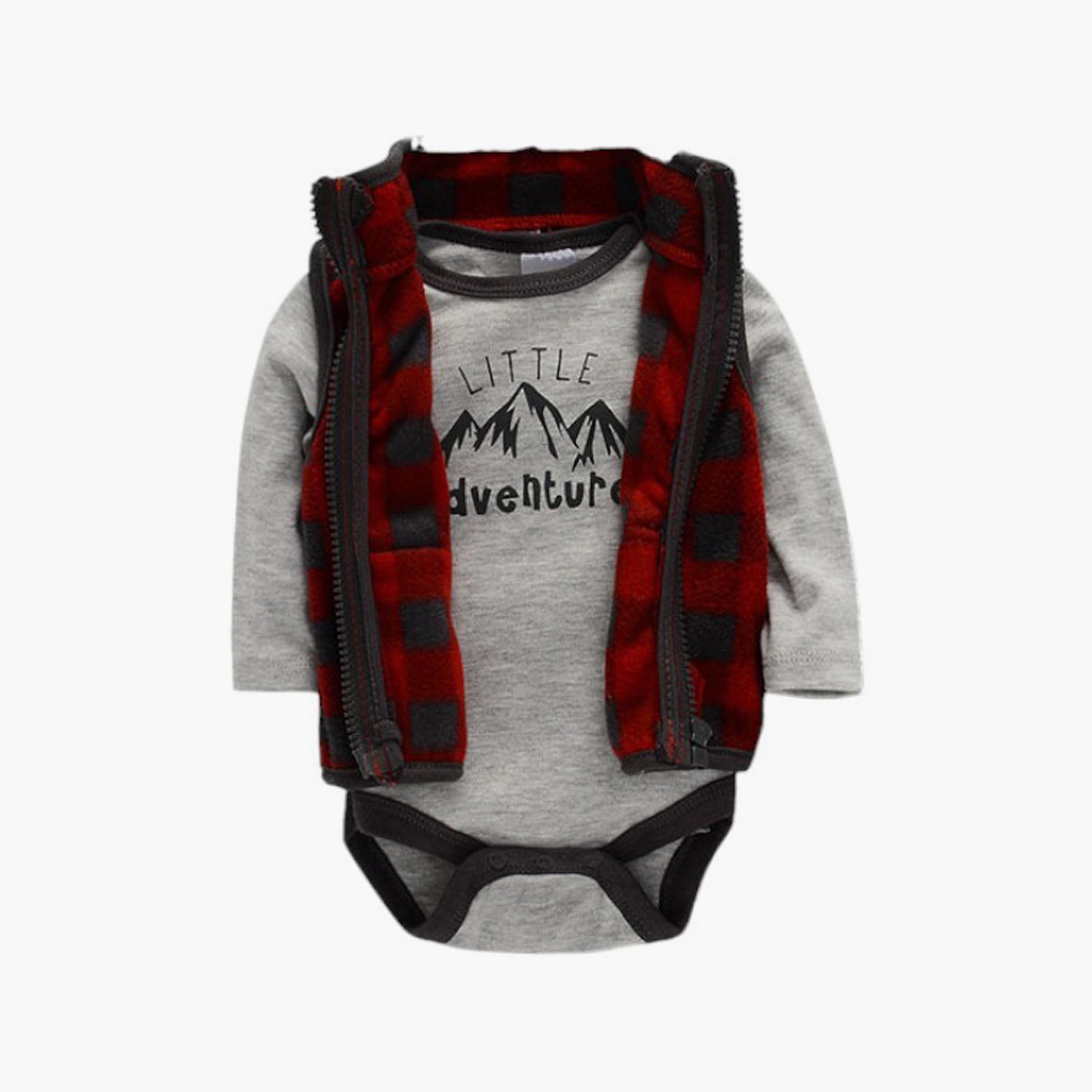 مجموعة بودي سوت 3 قطع بطبعة جبل وأكمام طويلة من بامبيميسي-baby-boys-clothing-setsandcoords-image-2
