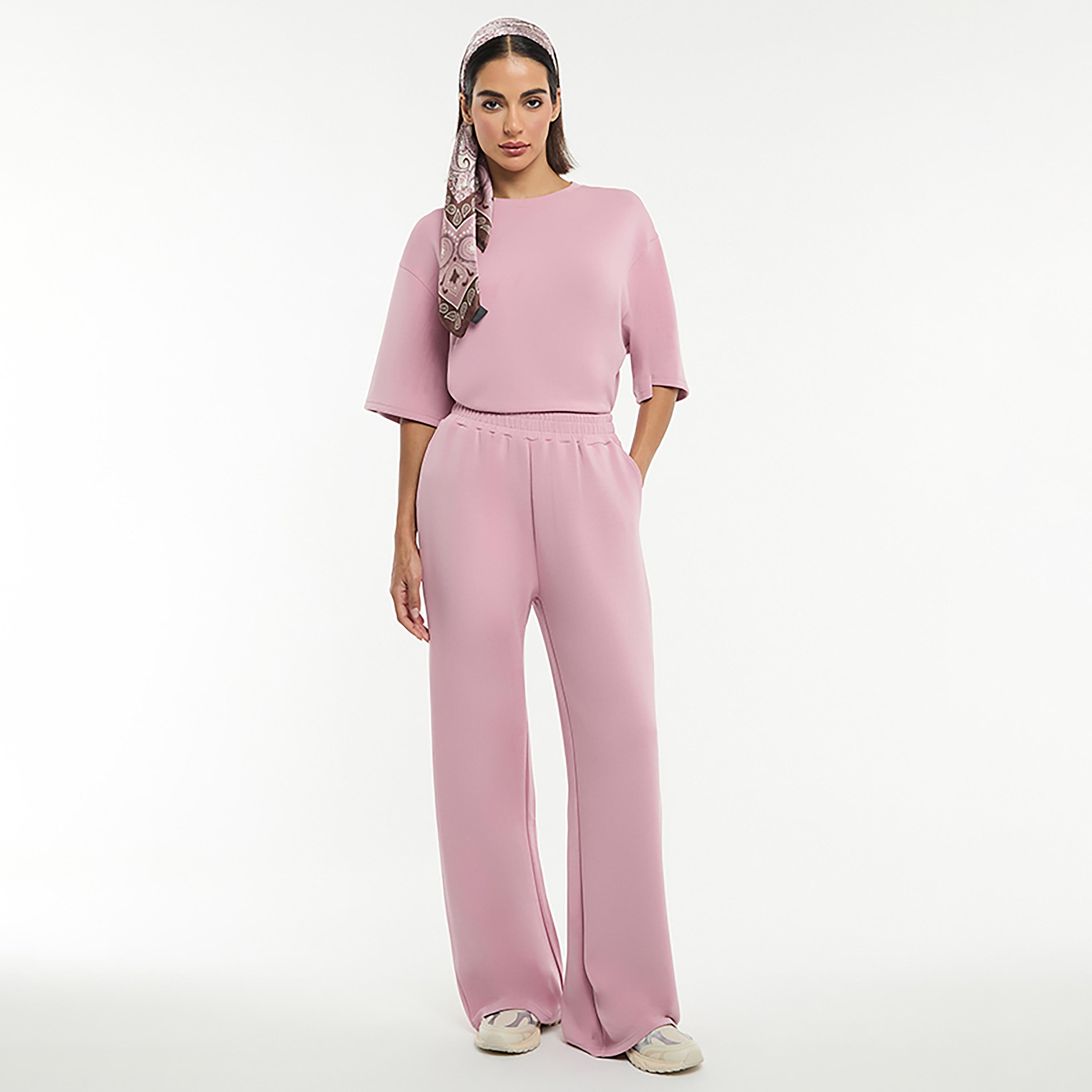 بنطلون نسائي بأرجل واسعة "وايد ليج" من بي سي بي جي-women-clothing-bottoms-trousers-image-6