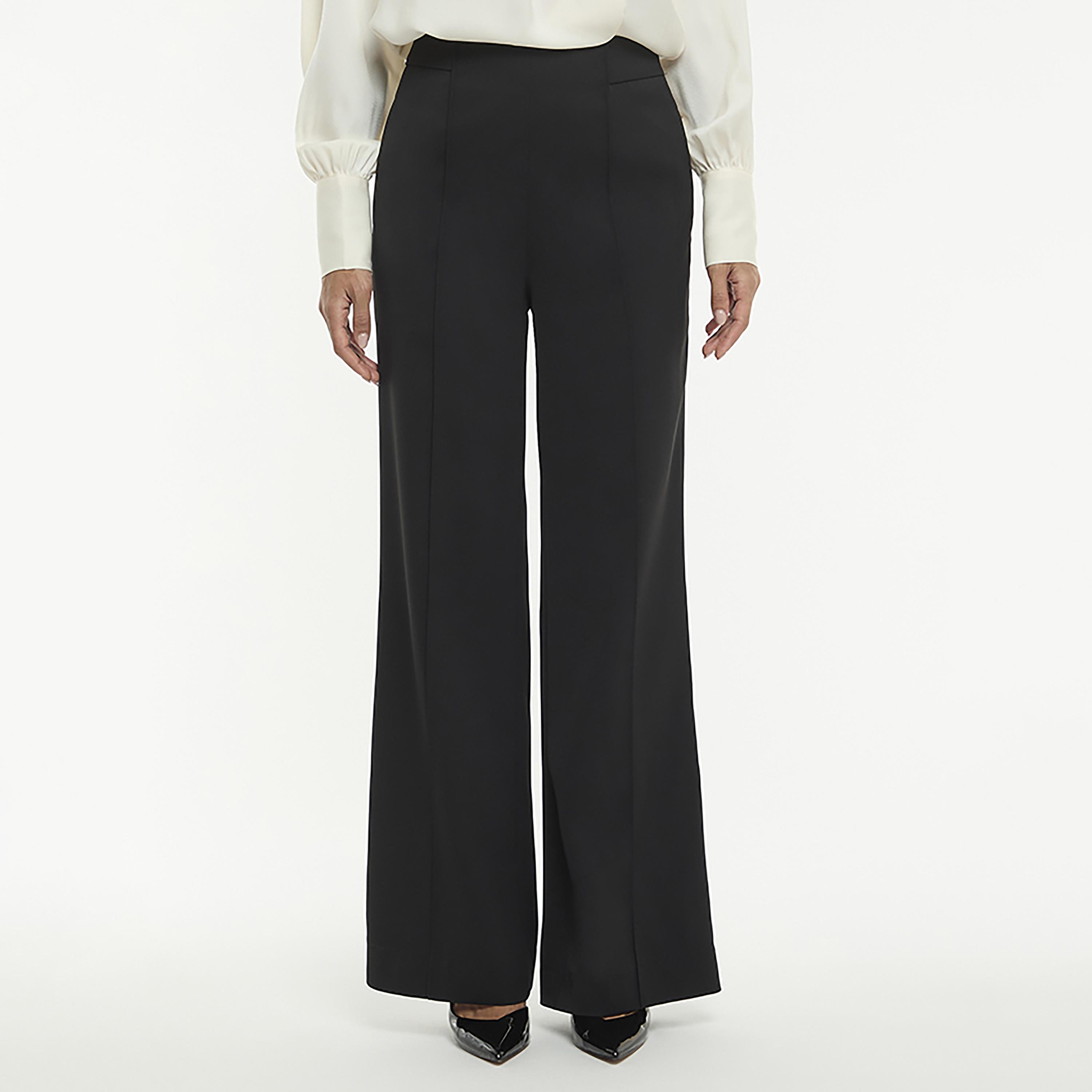 بنطلون نسائي كريب بأرجل واسعة "وايد ليج" من بي سي بي جي-women-clothing-bottoms-trousers-image-1