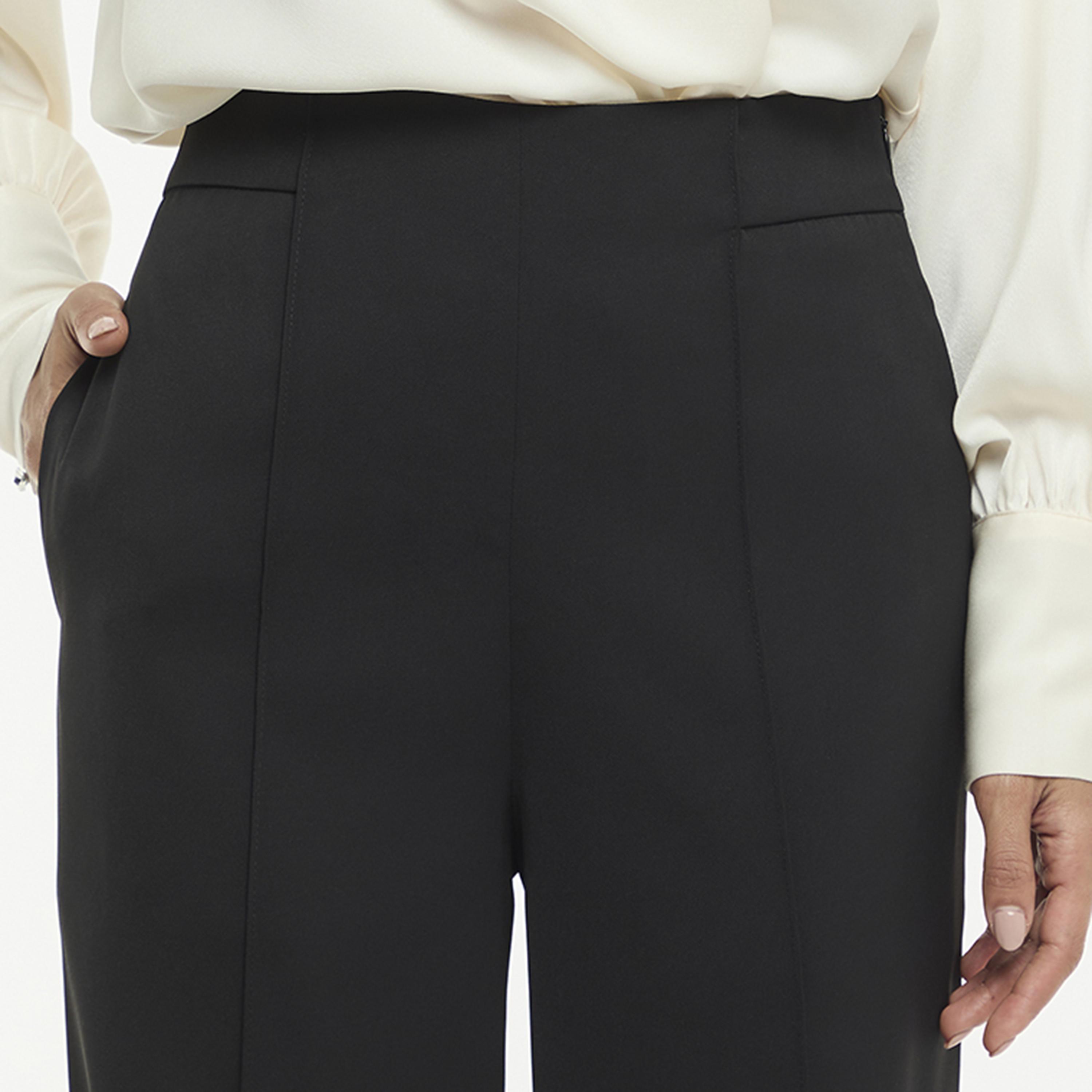 بنطلون نسائي كريب بأرجل واسعة "وايد ليج" من بي سي بي جي-women-clothing-bottoms-trousers-image-4