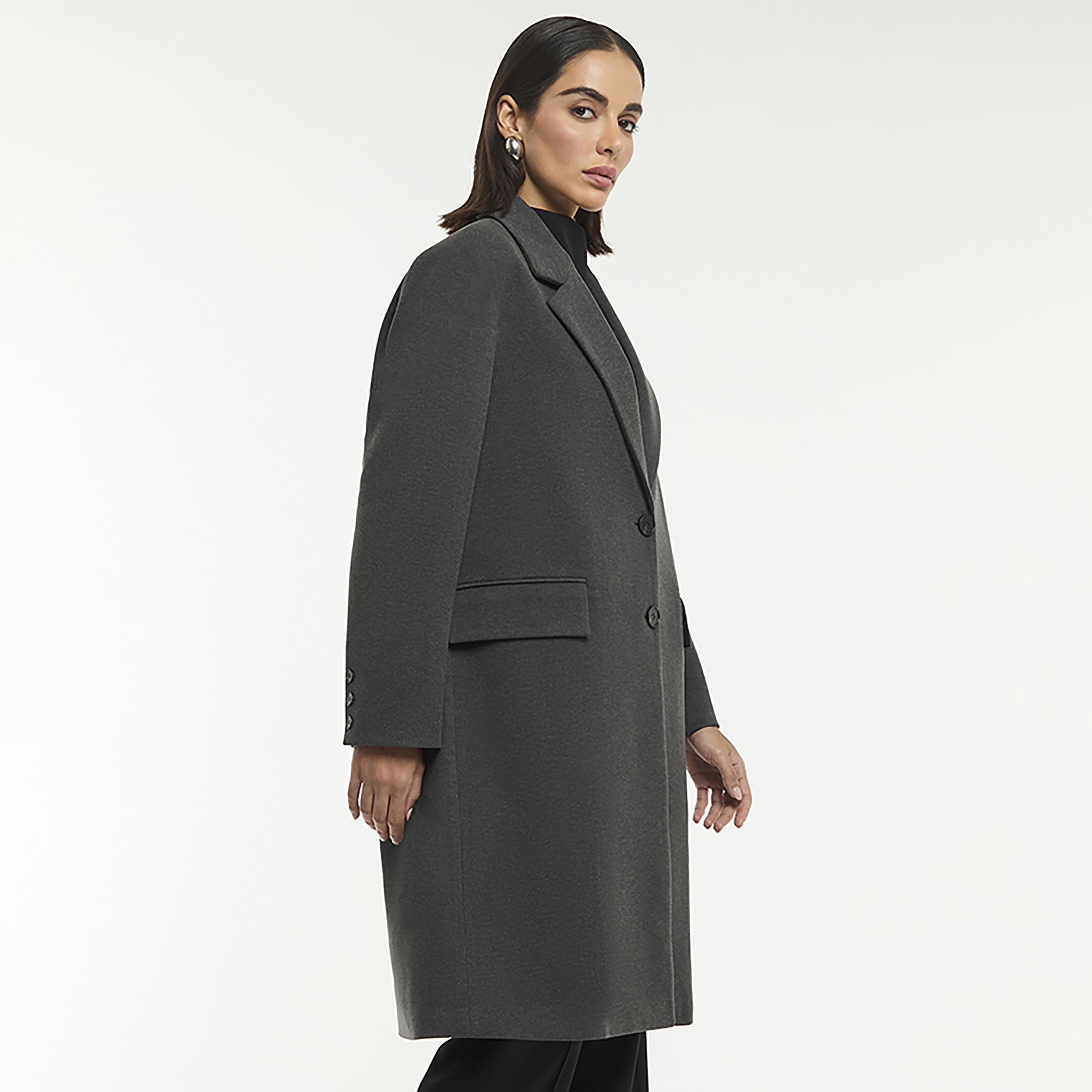 معطف طويل نسائي "أوفرسايز" من قماش الجوخ بياقة عريضة من بي سي بي جي-women-winterwear-coatsandjackets-coats-image-5