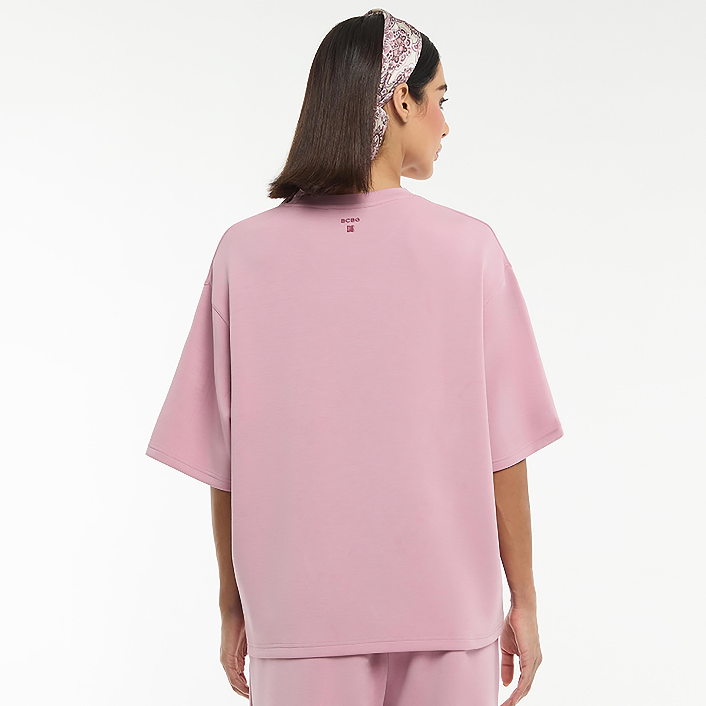 تيشيرت نسائي بياقة مستديرة "كرو نيك" من بي سي بي جي-women-clothing-tshirts-image-8