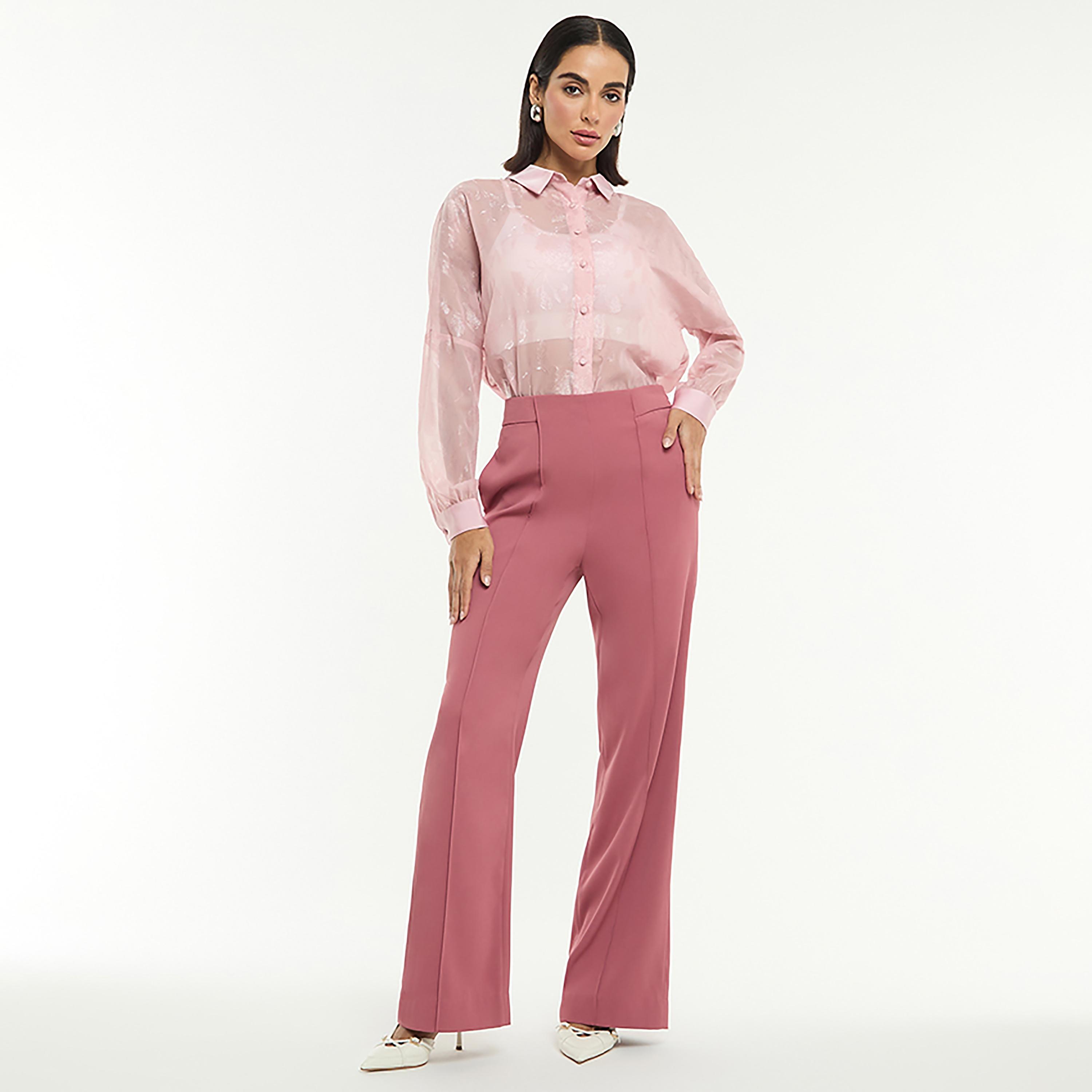 قميص نسائي من قماش "لوريكس جاكار" من بي سي بي جي-women-clothing-shirtsandblouses-shirts-image-4