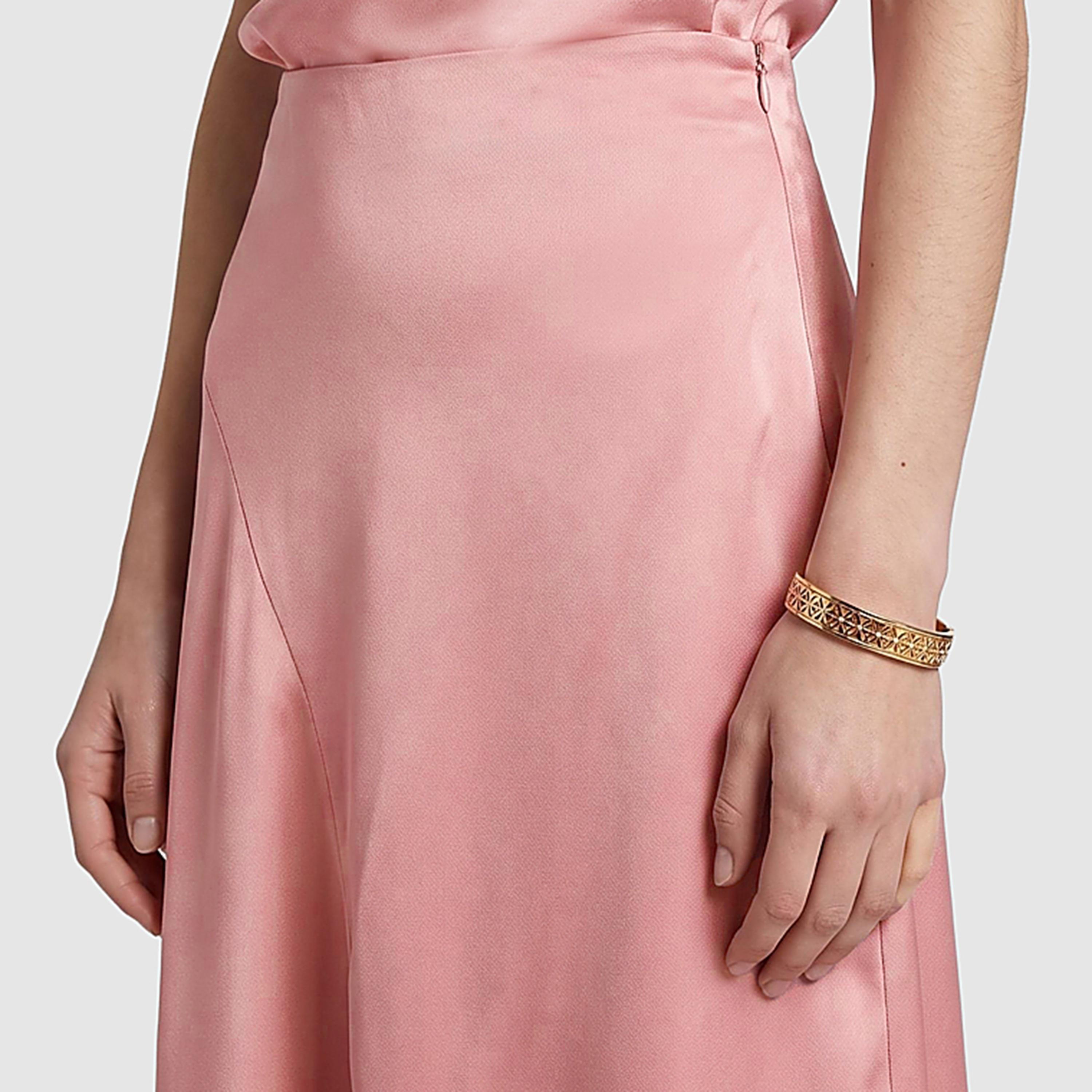 تنورة ميدي حريمي غير متماثلة باللون الوردي من بي سي بي جي-women-clothing-skirts-image-4