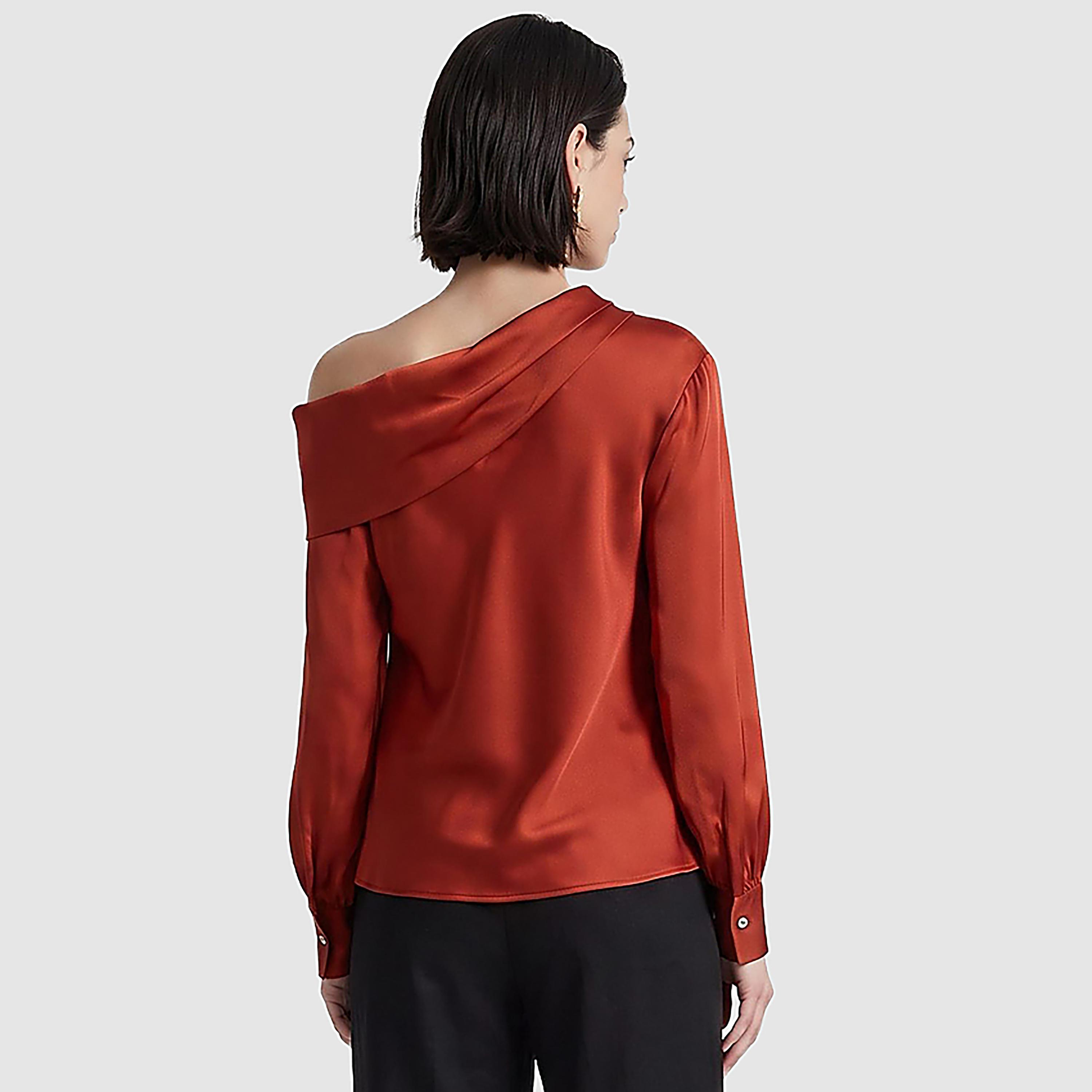 BCBG One-Shoulder Women's Top-women-clothing-shirtsandblouses-blouses-image-3