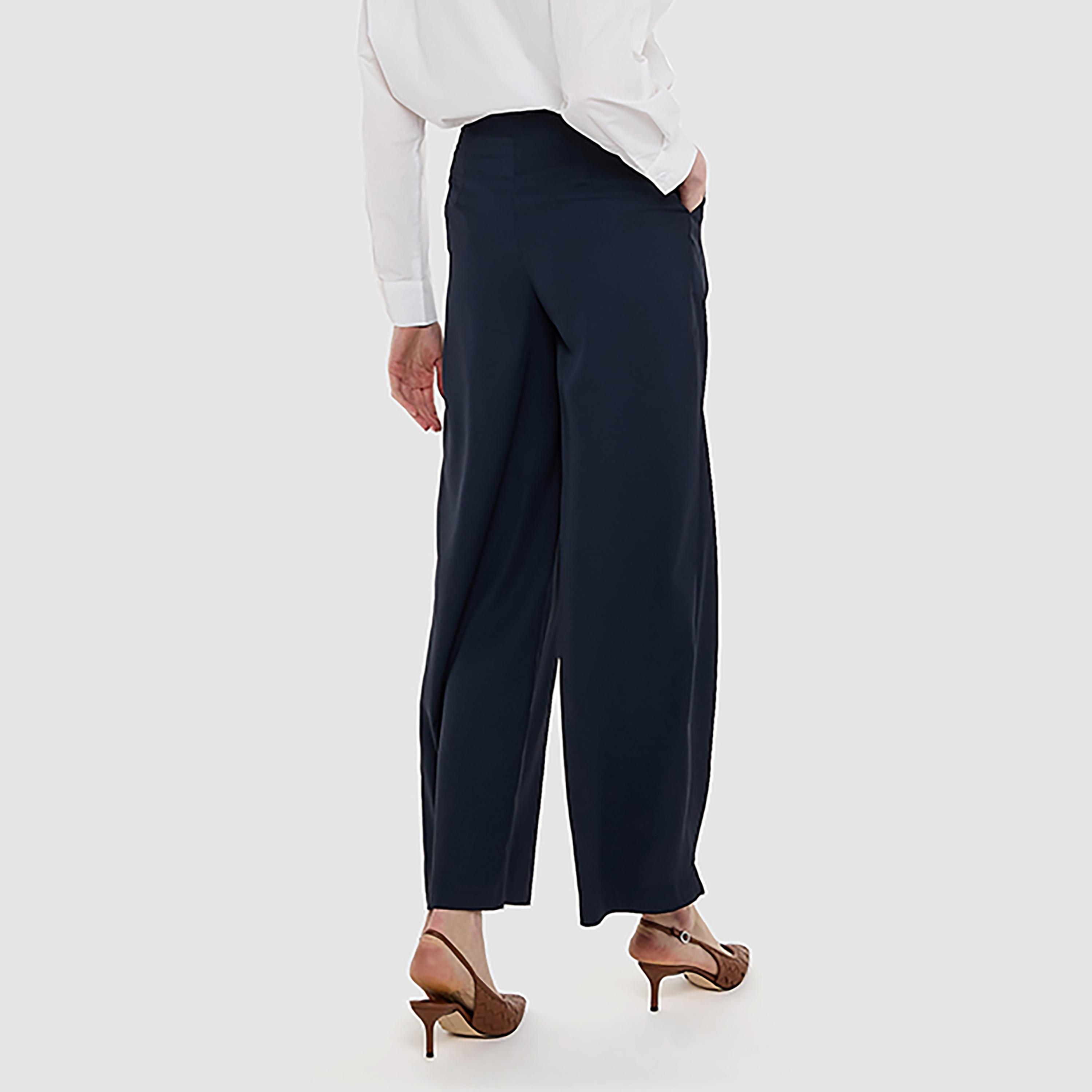 بنطلون واسع الساق بخصر عالٍ ومطوي مزدوج للنساء من بي سي بي جي-women-clothing-bottoms-trousers-image-7