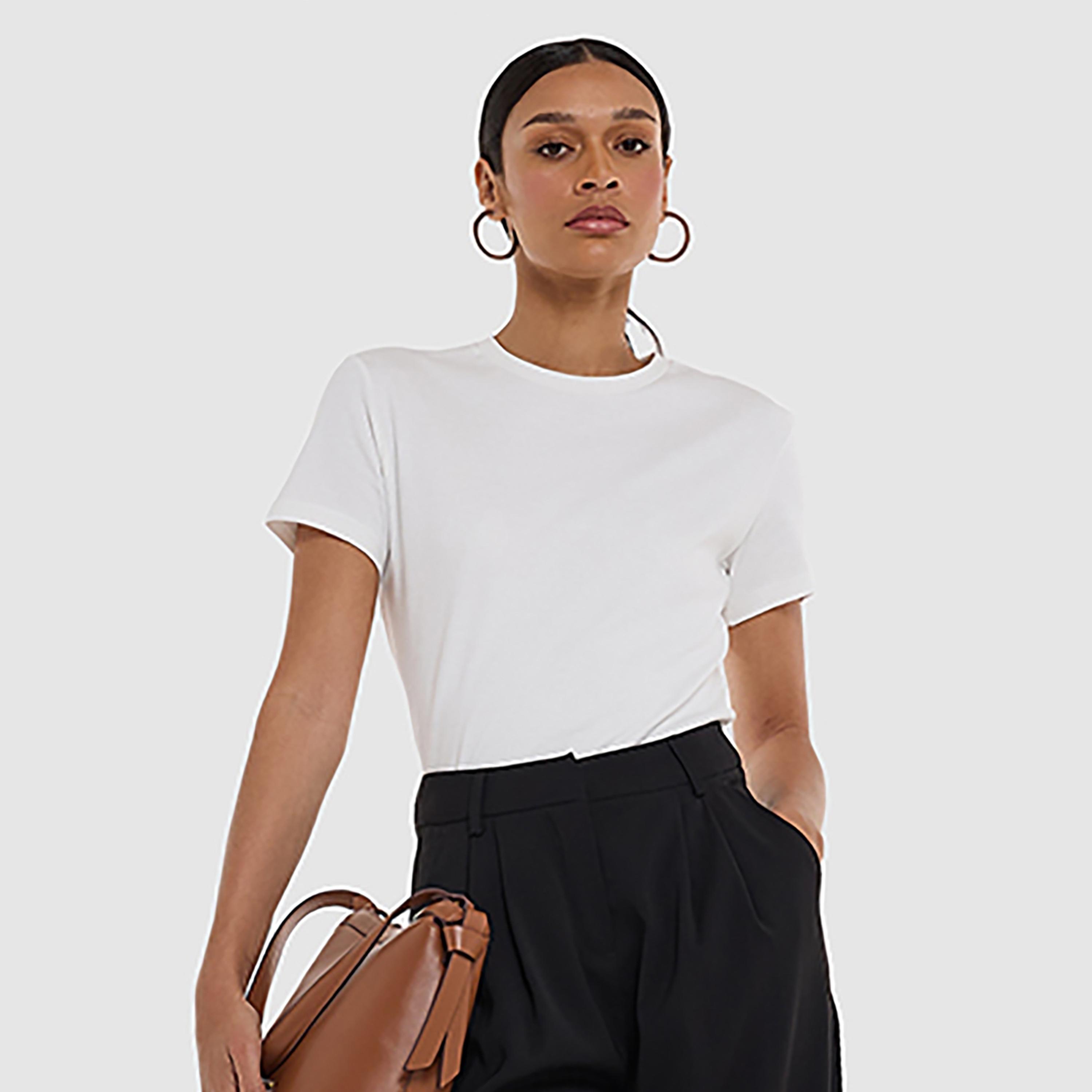 BCBG Cotton Women's T-Shirt-women-clothing-tshirts-image-1