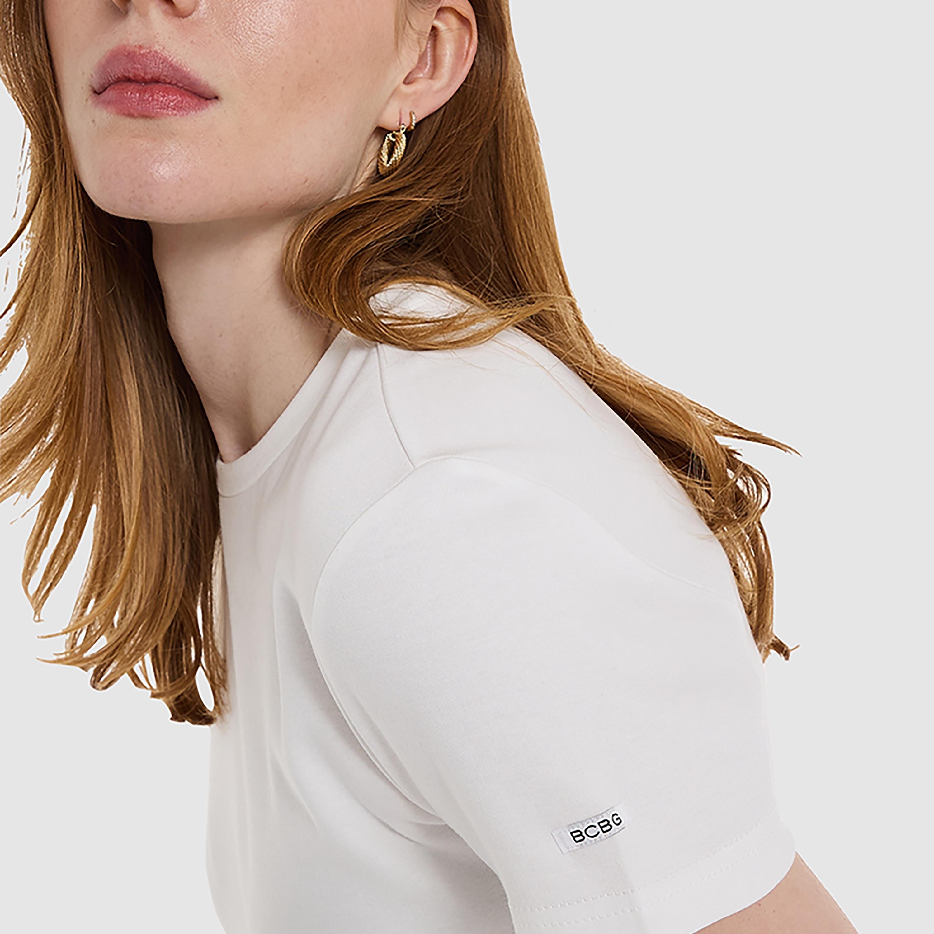 تي شورت قطن للنساء من بي سئ بي جي-women-clothing-tshirts-image-8