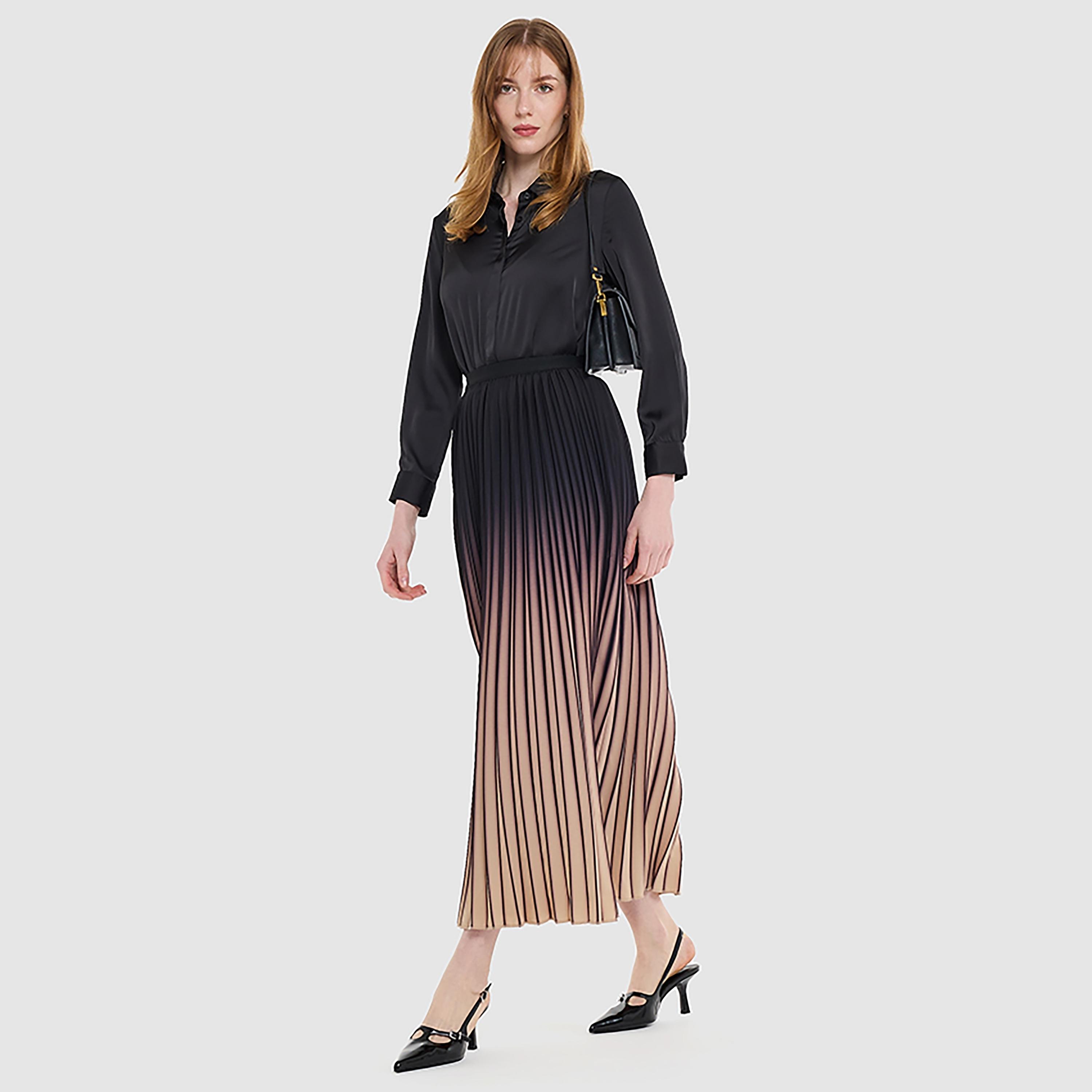 BCBG Ombre Pleated A-Line Women's Maxi Skirt-women-clothing-bottoms-skirts-image-2