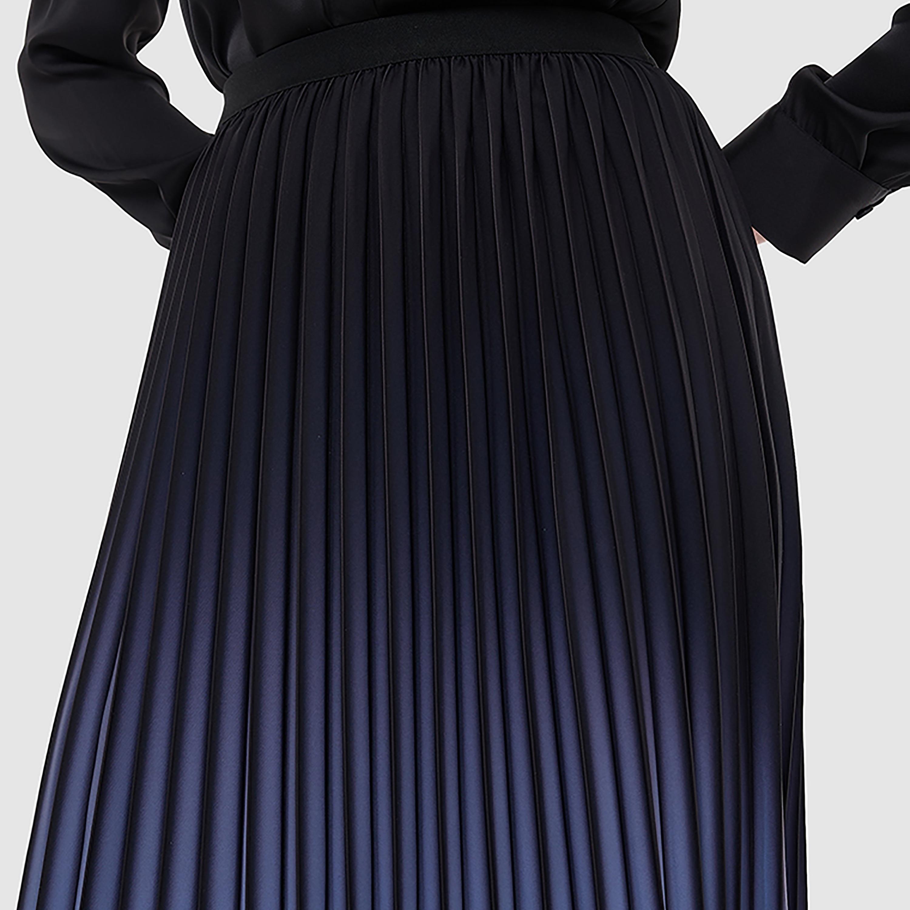 BCBG Ombre Pleated A-Line Women's Maxi Skirt-women-clothing-bottoms-skirts-image-8