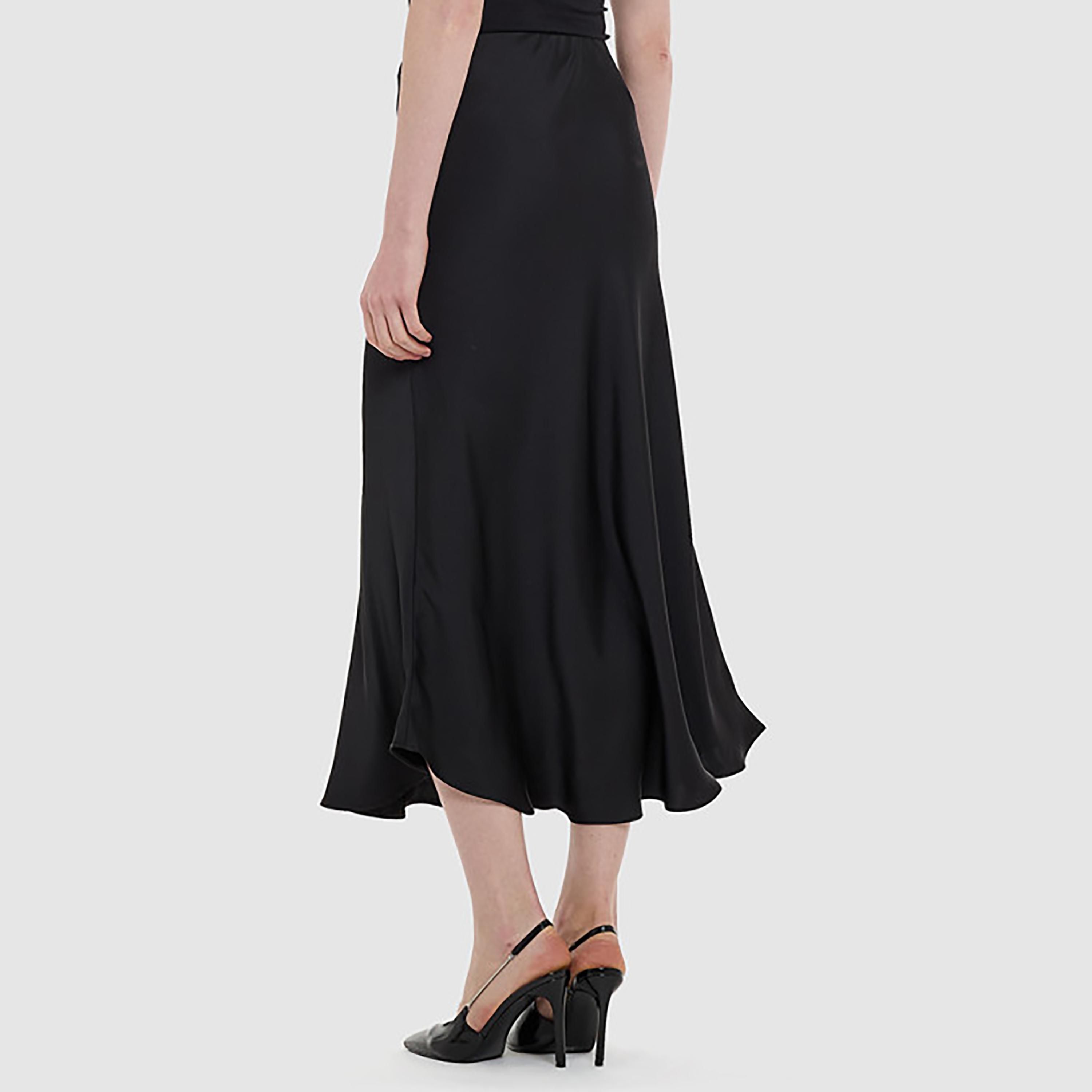 تنورة نسائية ساتان بتصميم "إيه لاين" من بي سي بي جي-women-clothing-bottoms-skirts-image-8
