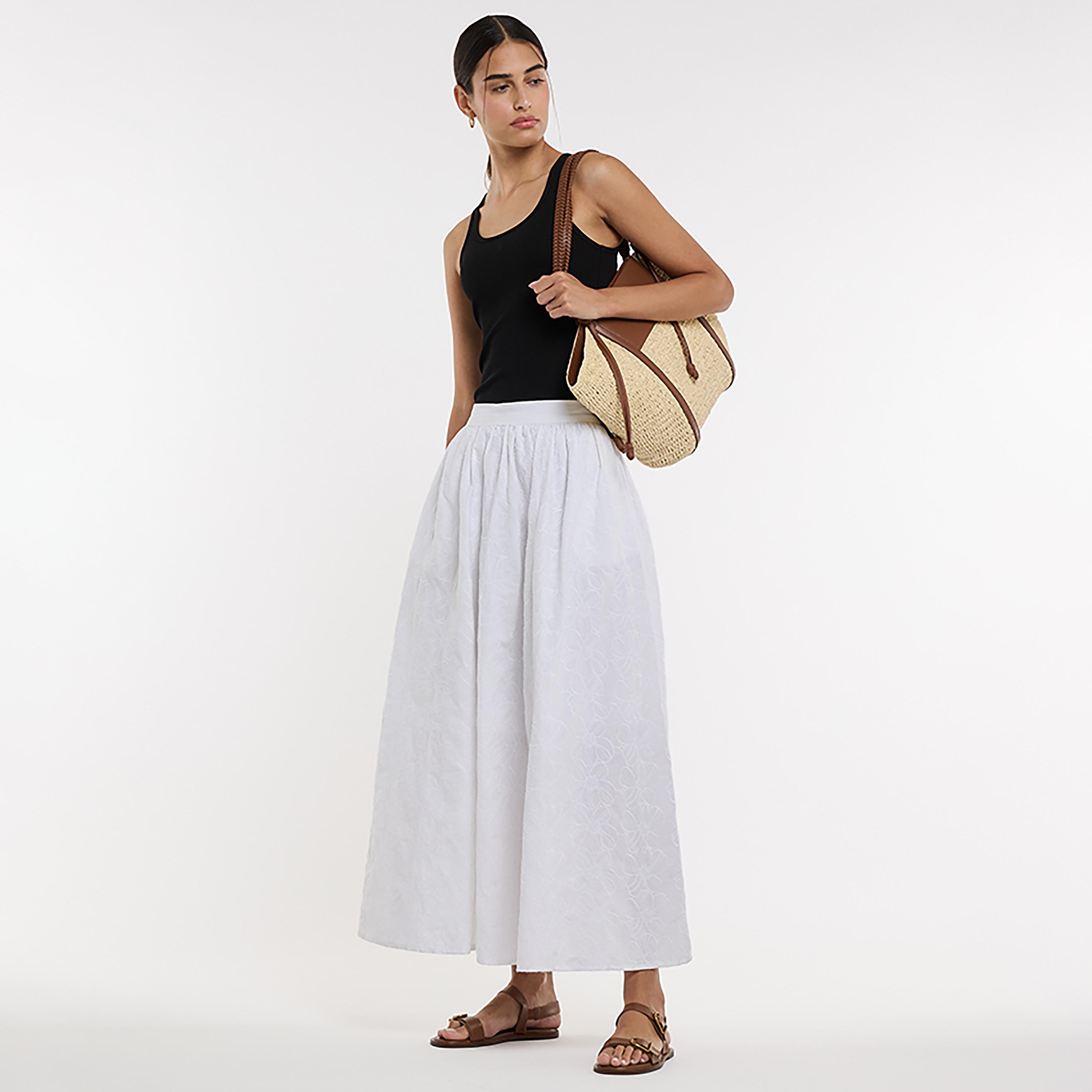 BCBG White Embroidered Women's Maxi Skirt-women-clothing-bottoms-skirts-image-2