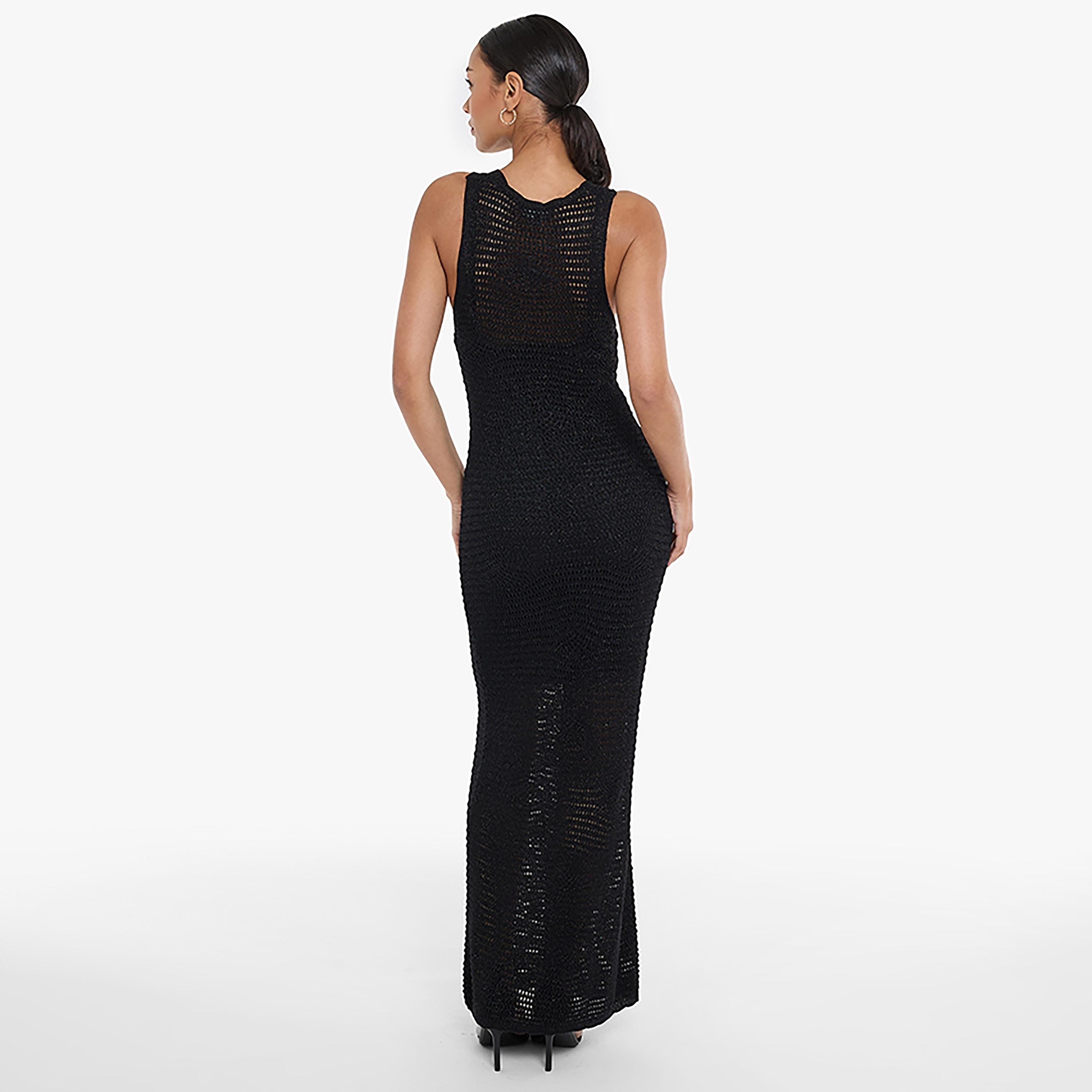 فستان ماكسي محبوك للنساء من بي سي بي جي-women-clothing-dresses-image-2