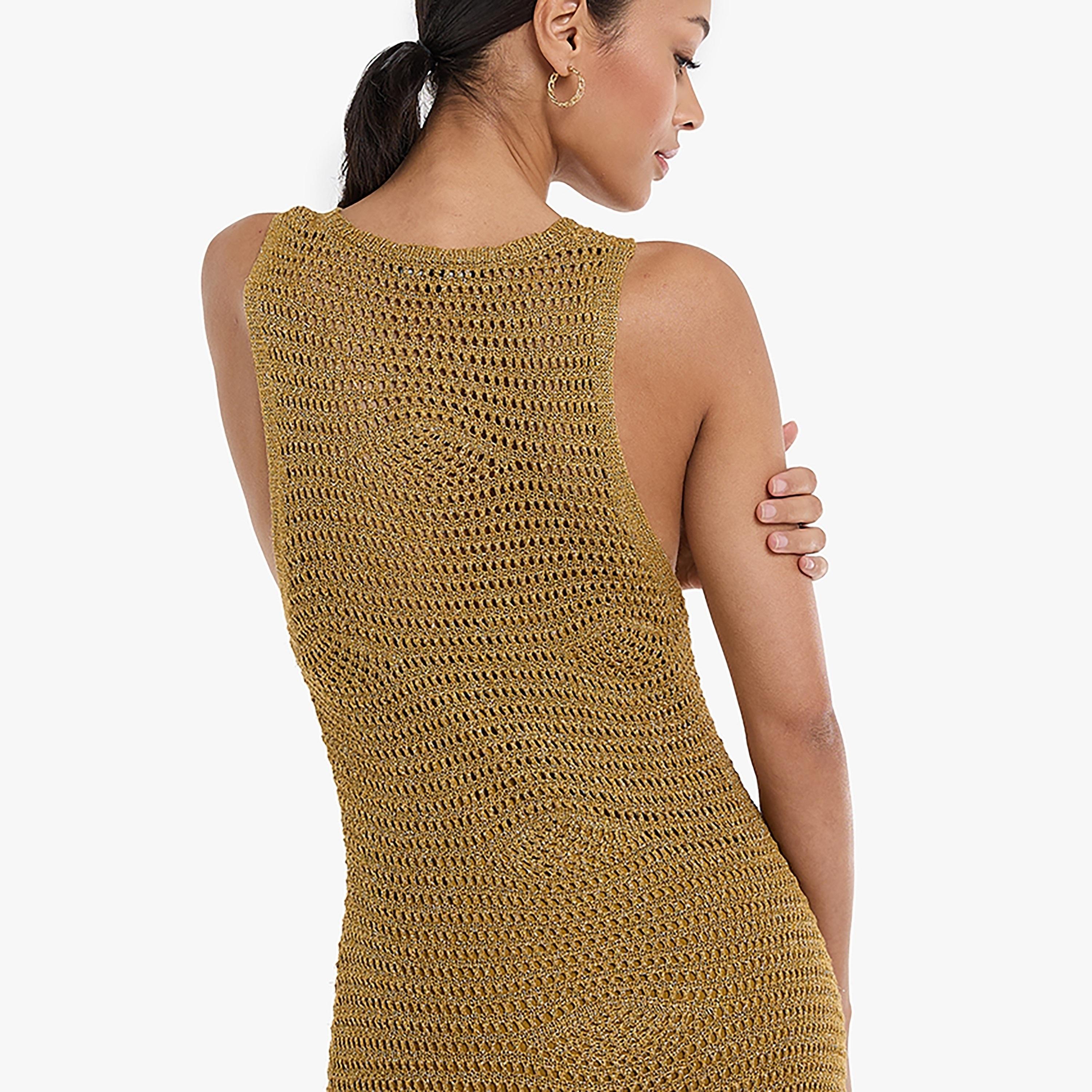 فستان ماكسي محبوك للنساء من بي سي بي جي-women-clothing-dresses-image-7