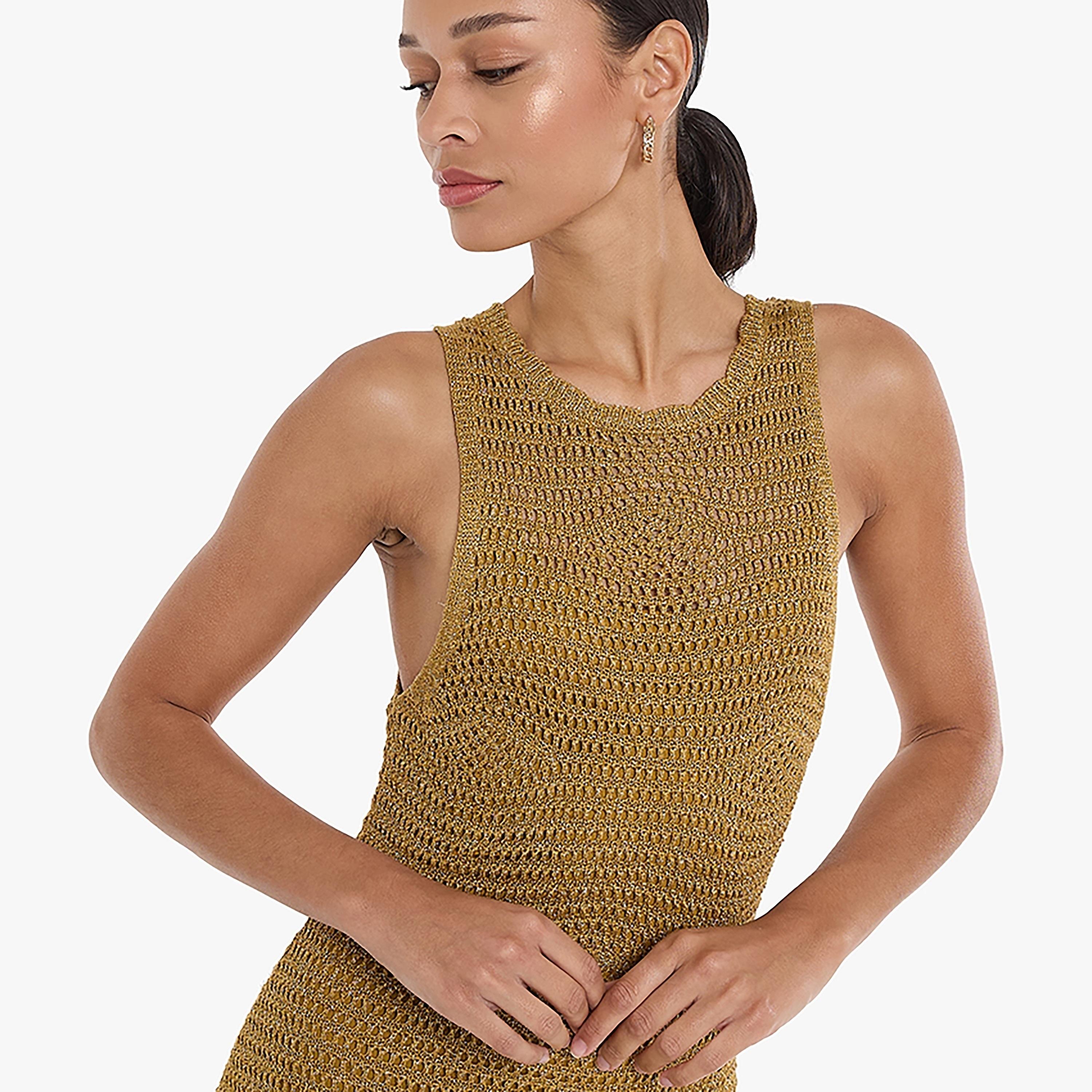 فستان ماكسي محبوك للنساء من بي سي بي جي-women-clothing-dresses-image-8