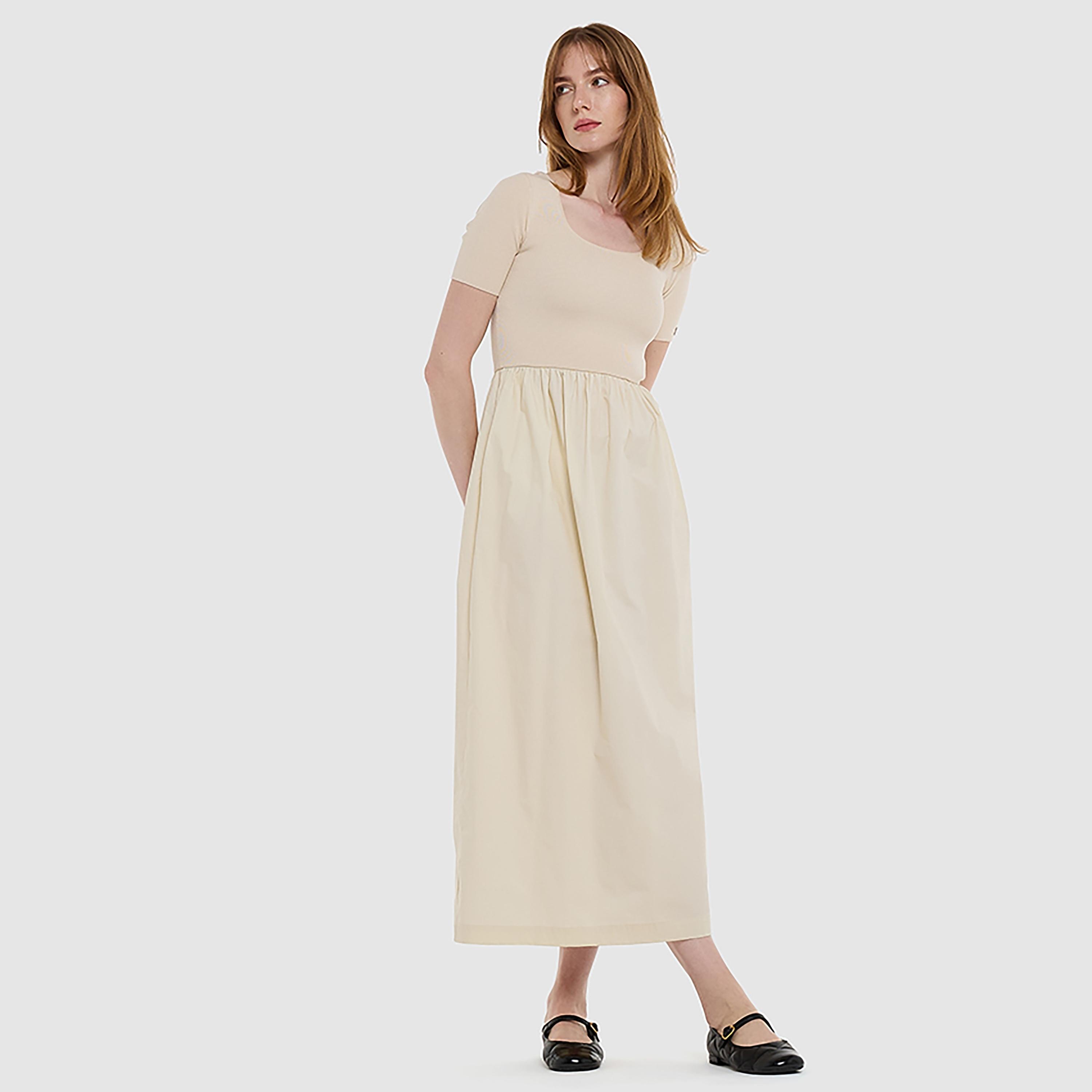 فستان ماكسي برقبة مربعة للنساء من بي سي بي جي-women-clothing-dresses-image-1