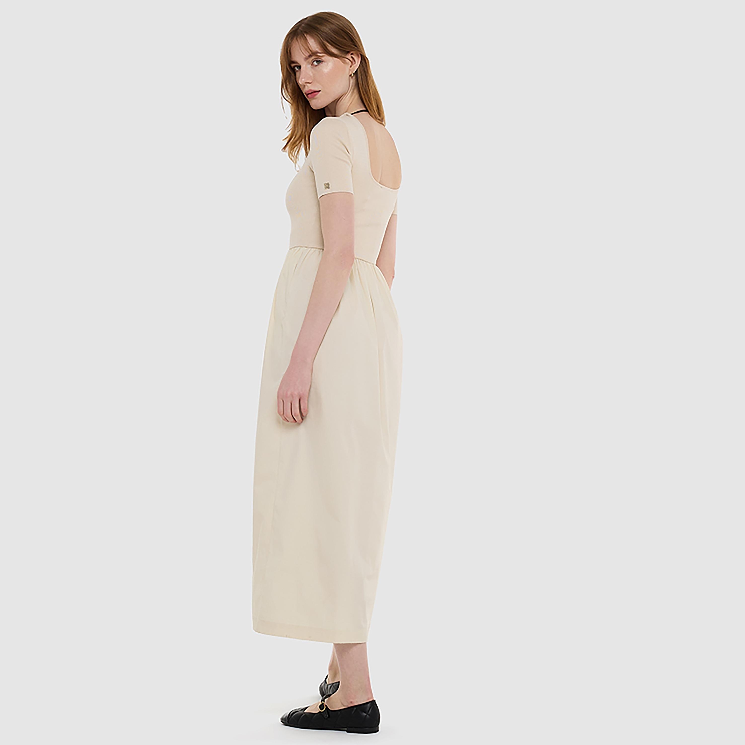 فستان ماكسي برقبة مربعة للنساء من بي سي بي جي-women-clothing-dresses-image-2
