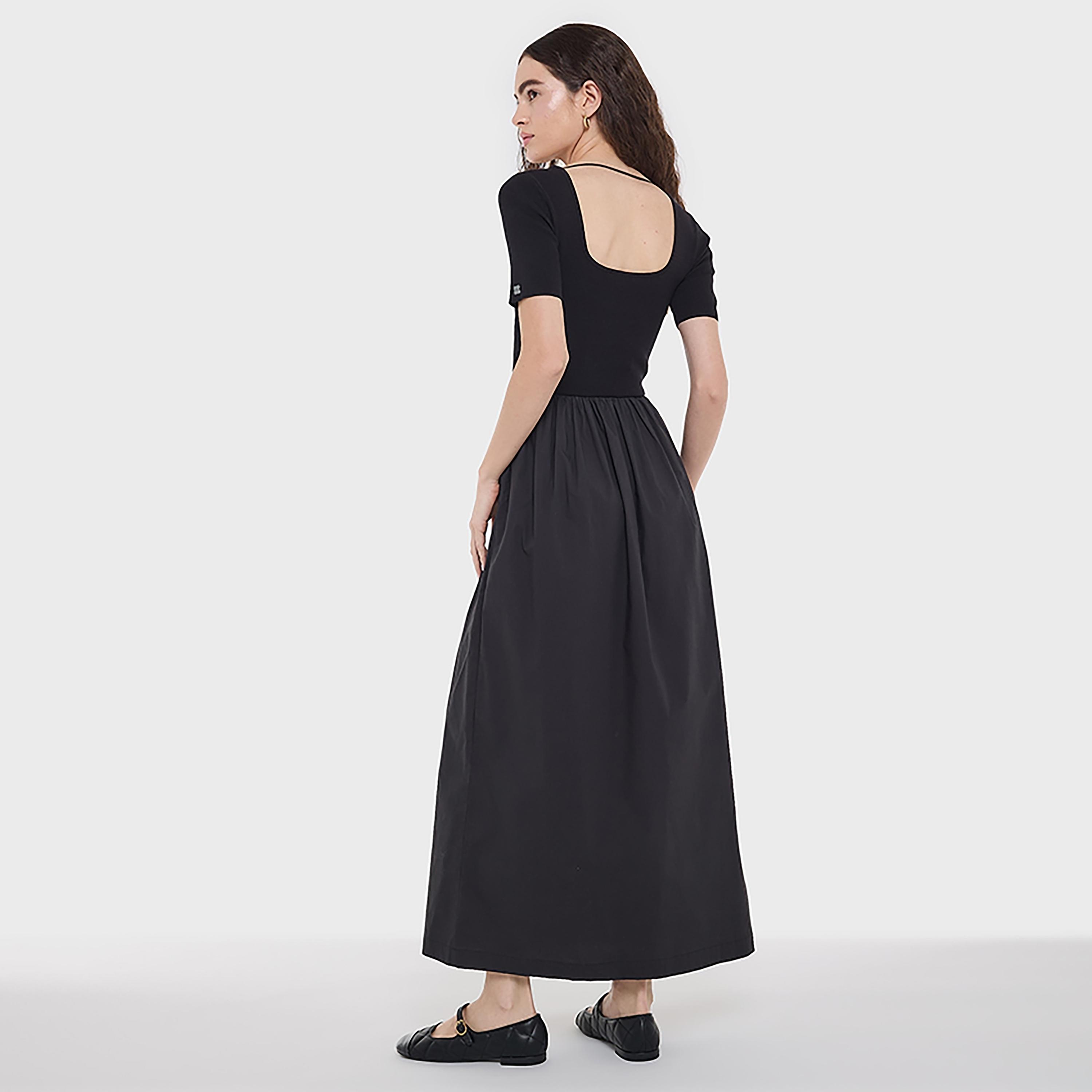 فستان ماكسي برقبة مربعة للنساء من بي سي بي جي-women-clothing-dresses-image-6