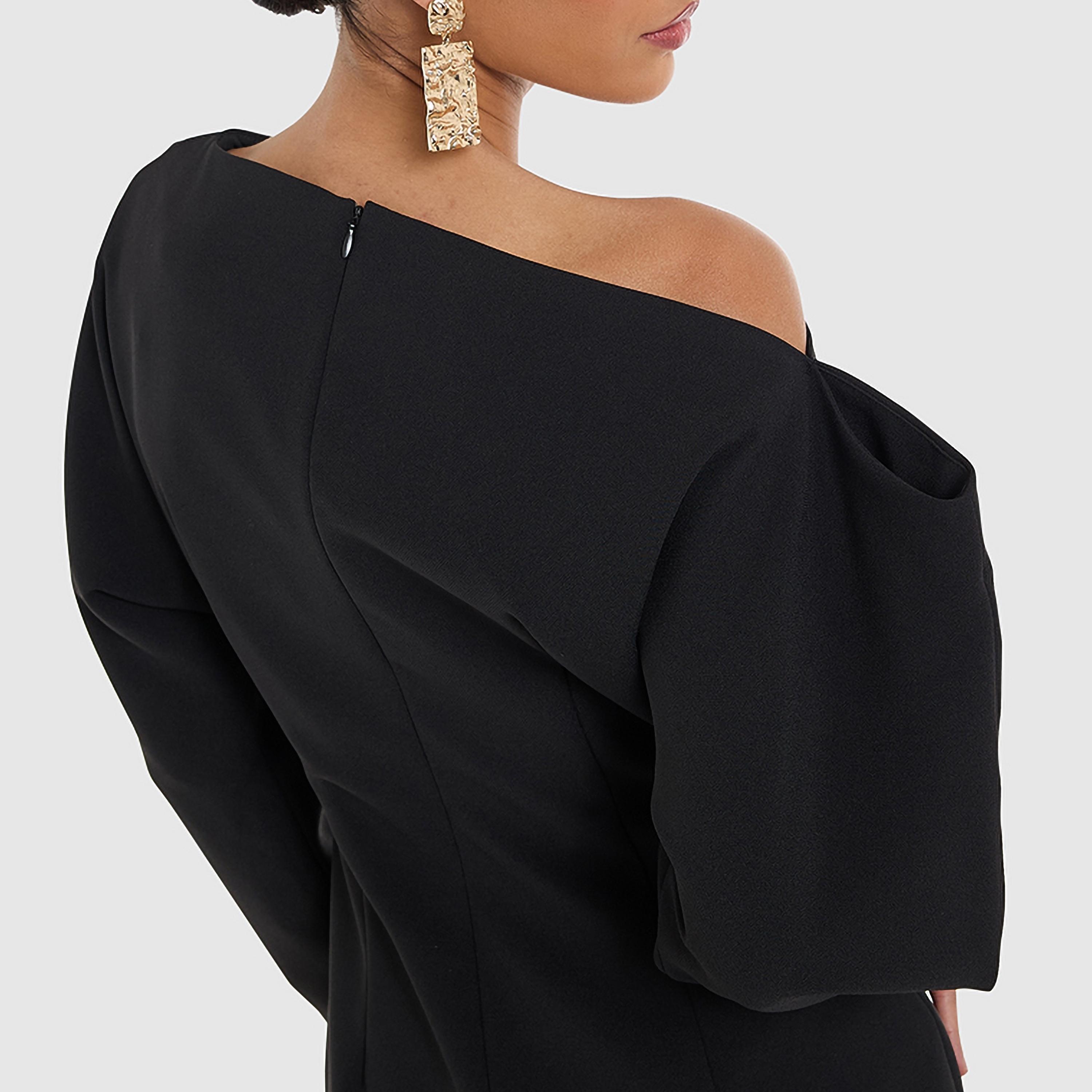 فستان قصير ضيق بكتف واحد للنساء من بي سي بي جي-women-clothing-dresses-image-4