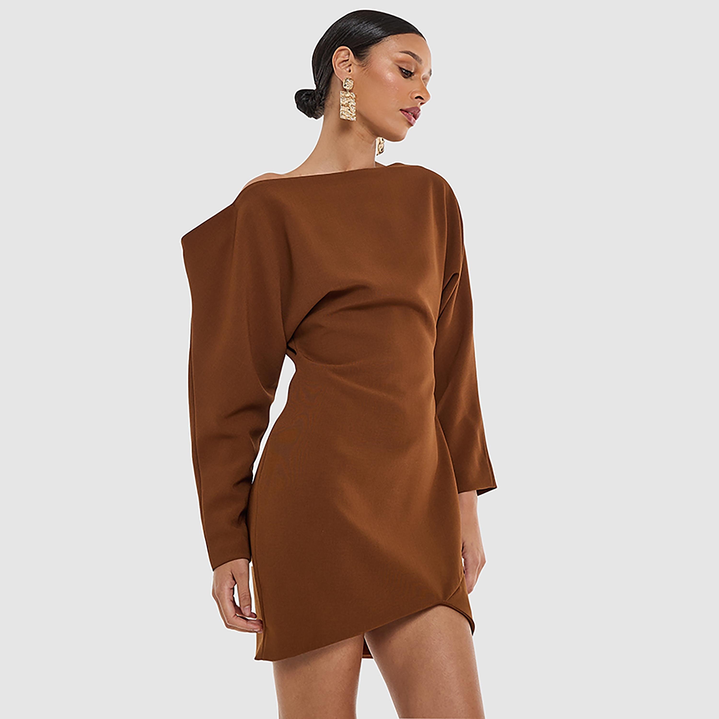 فستان قصير ضيق بكتف واحد للنساء من بي سي بي جي-women-clothing-dresses-image-5